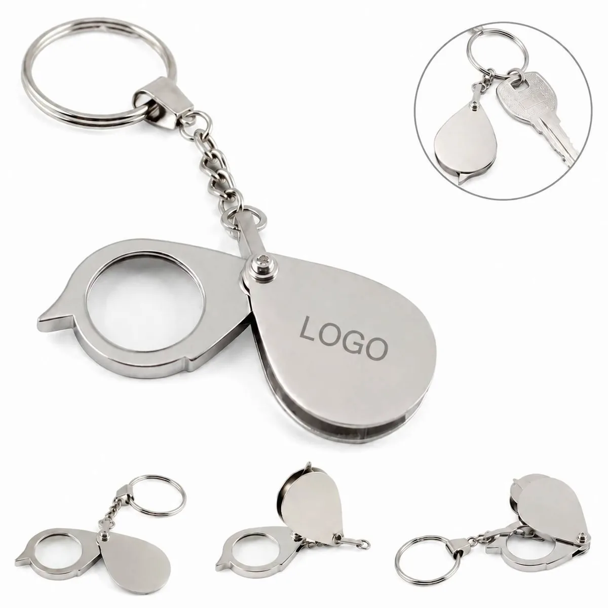 Folding Magnifying Glass, Handheld Optical Loupe for Everyday Use