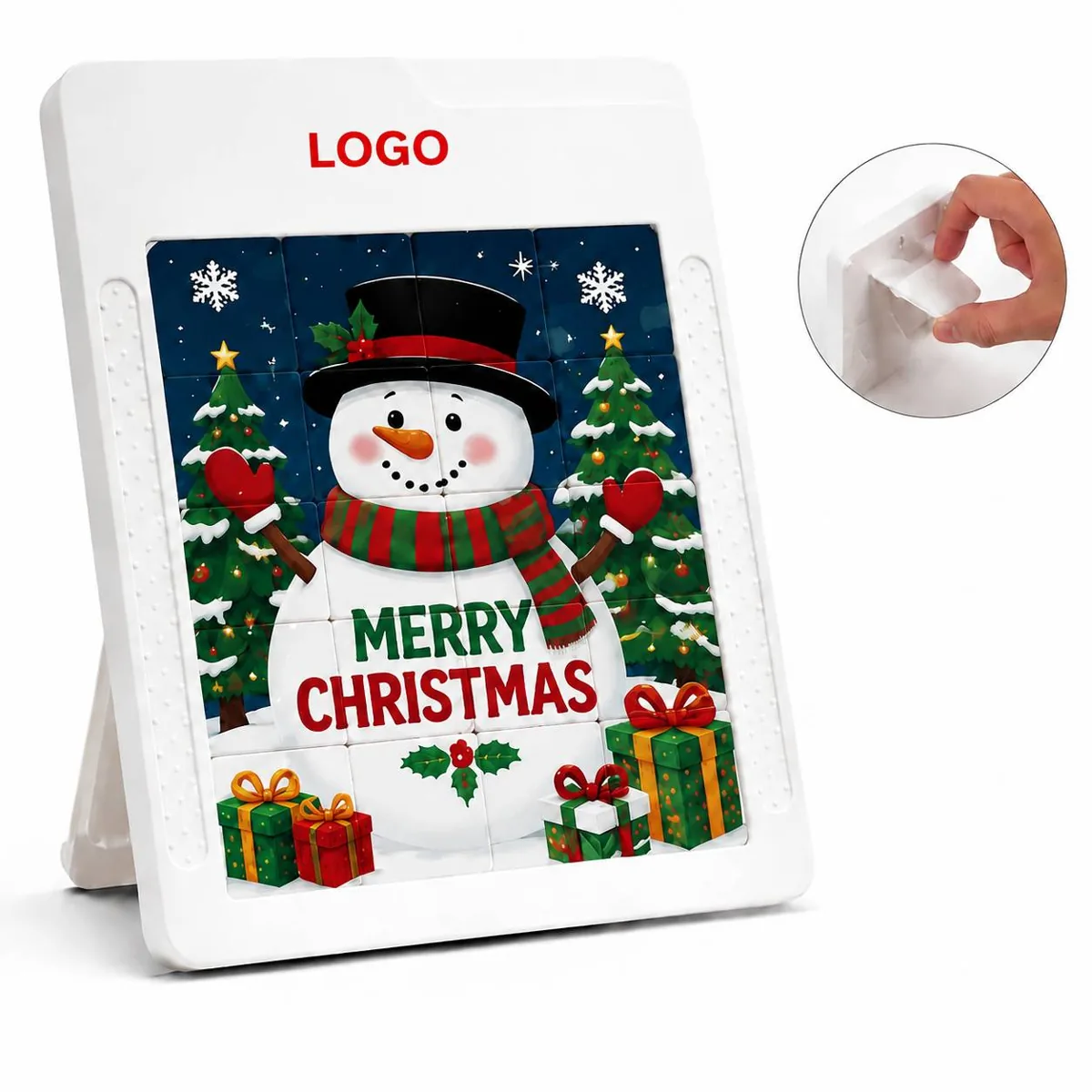 Magnetic Huarong Road Sliding Block Logic Puzzle Game