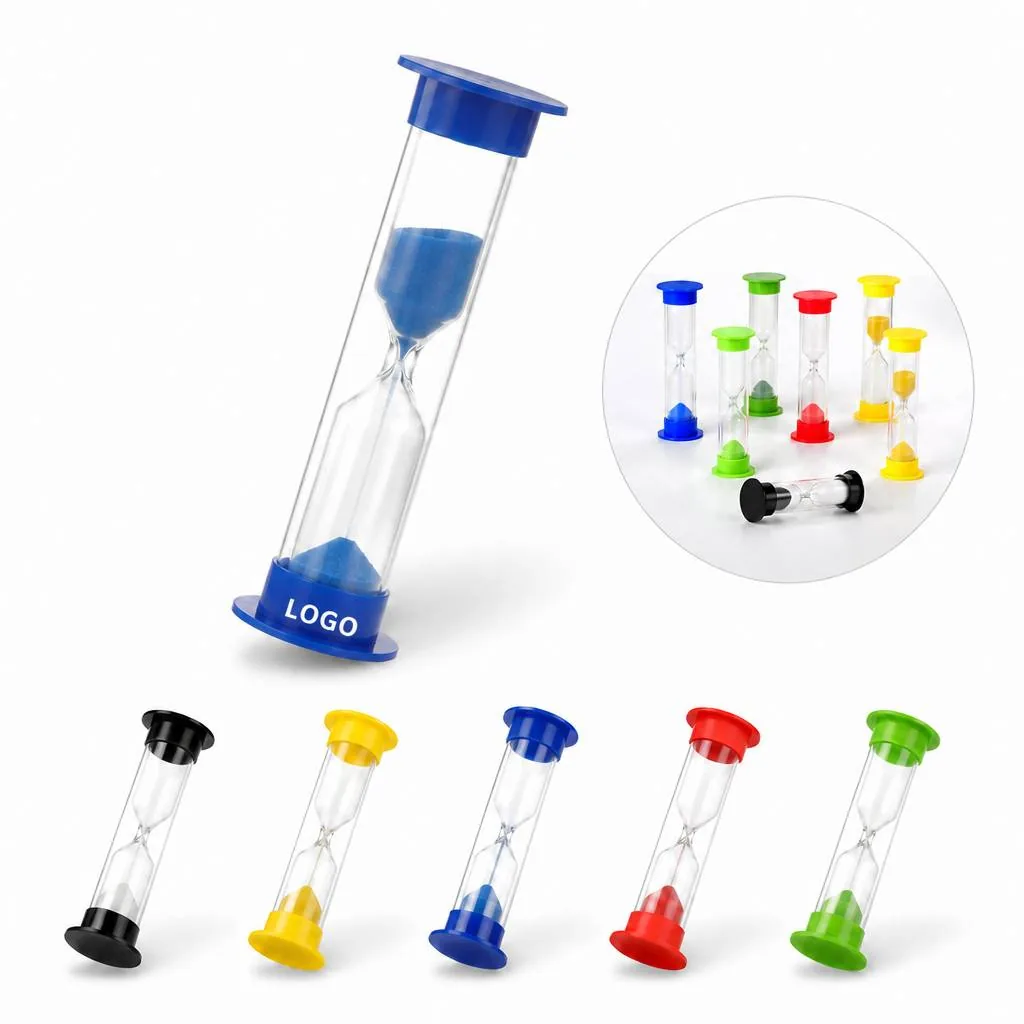 Colorful Hourglass Sand Timer Set for Desk, Classroom, Games