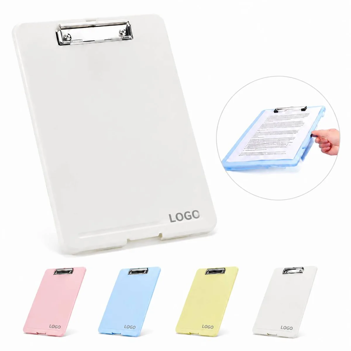 Sturdy Clipboard File Folder with Multiple Pockets for Everyday Use