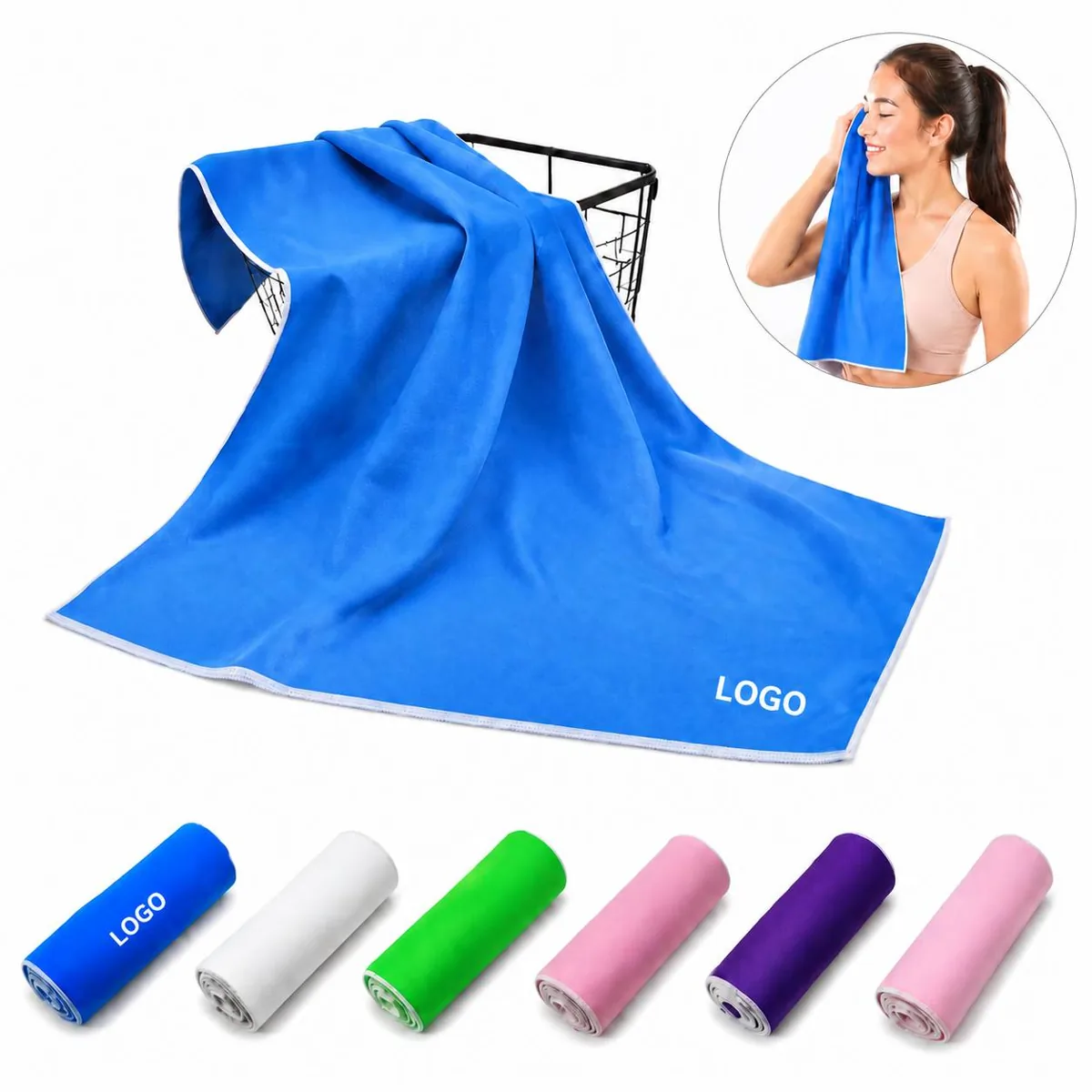 Quick-Dry Sport Towel, Ultra-Absorbent Lightweight Gym