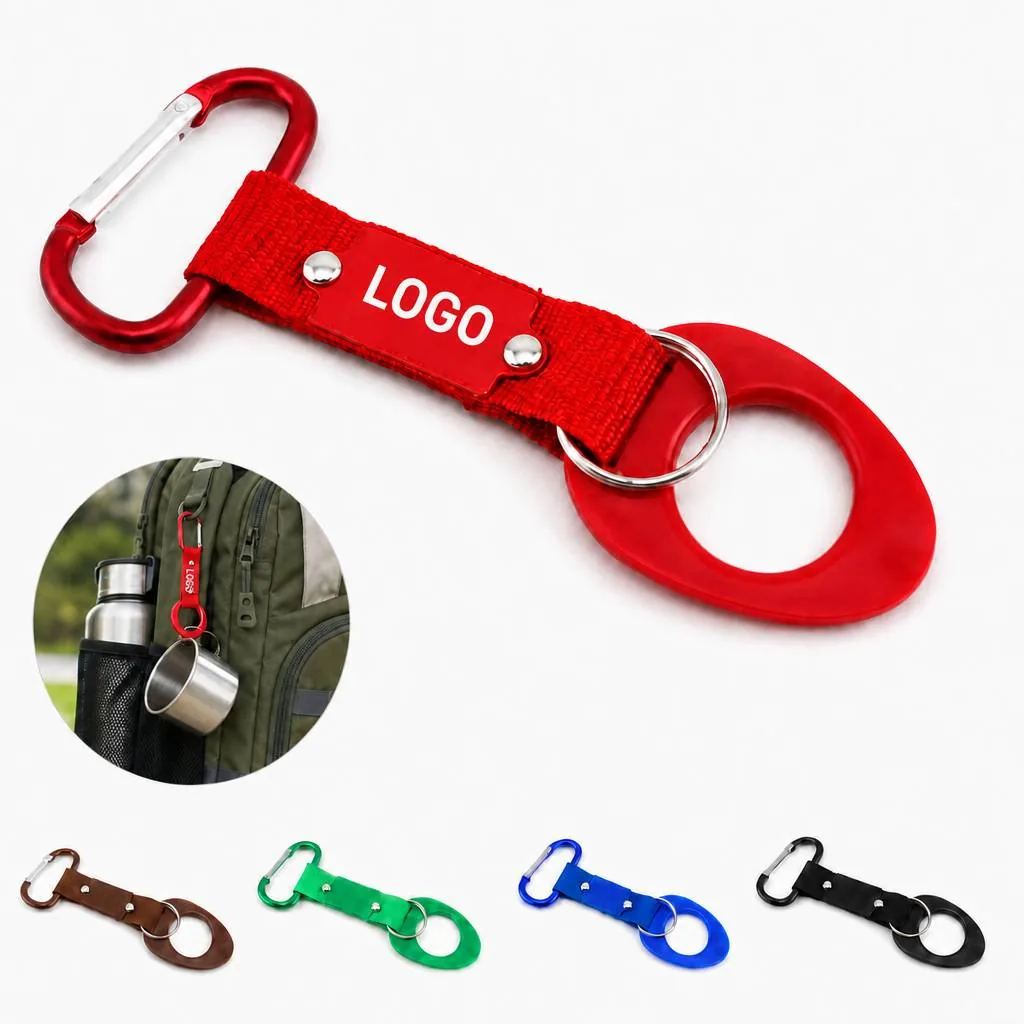 Aluminum Bottle Buckle Carabiner for Camping Travel