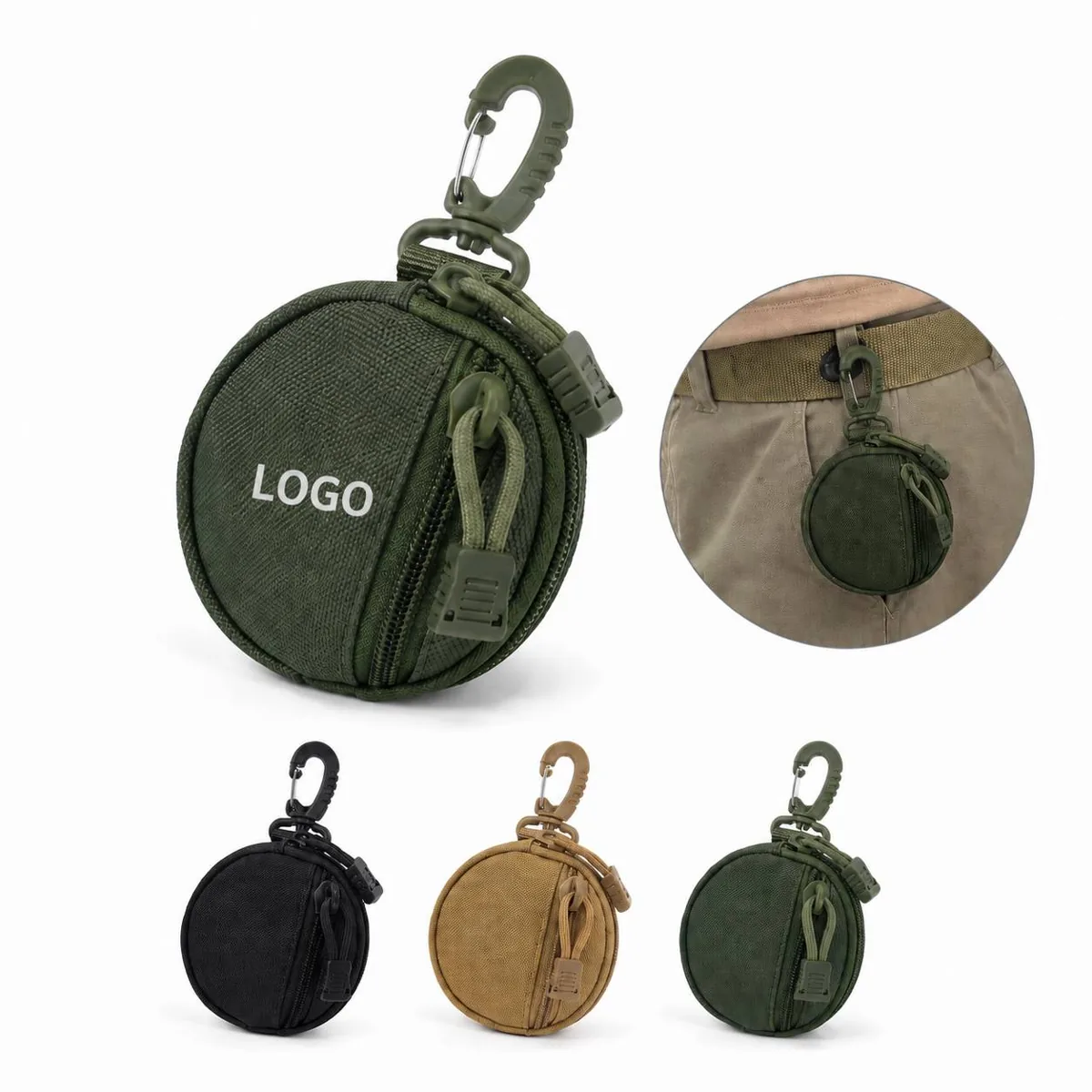 Durable Oxford Key Storage Bag with Water-Resistant Zipper