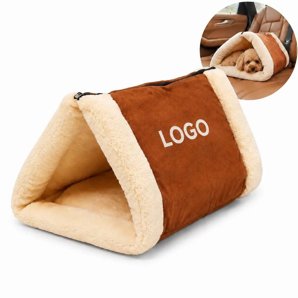 Foldable Pet Mat for Dogs Cats, Portable Travel Bed with Added Functionality