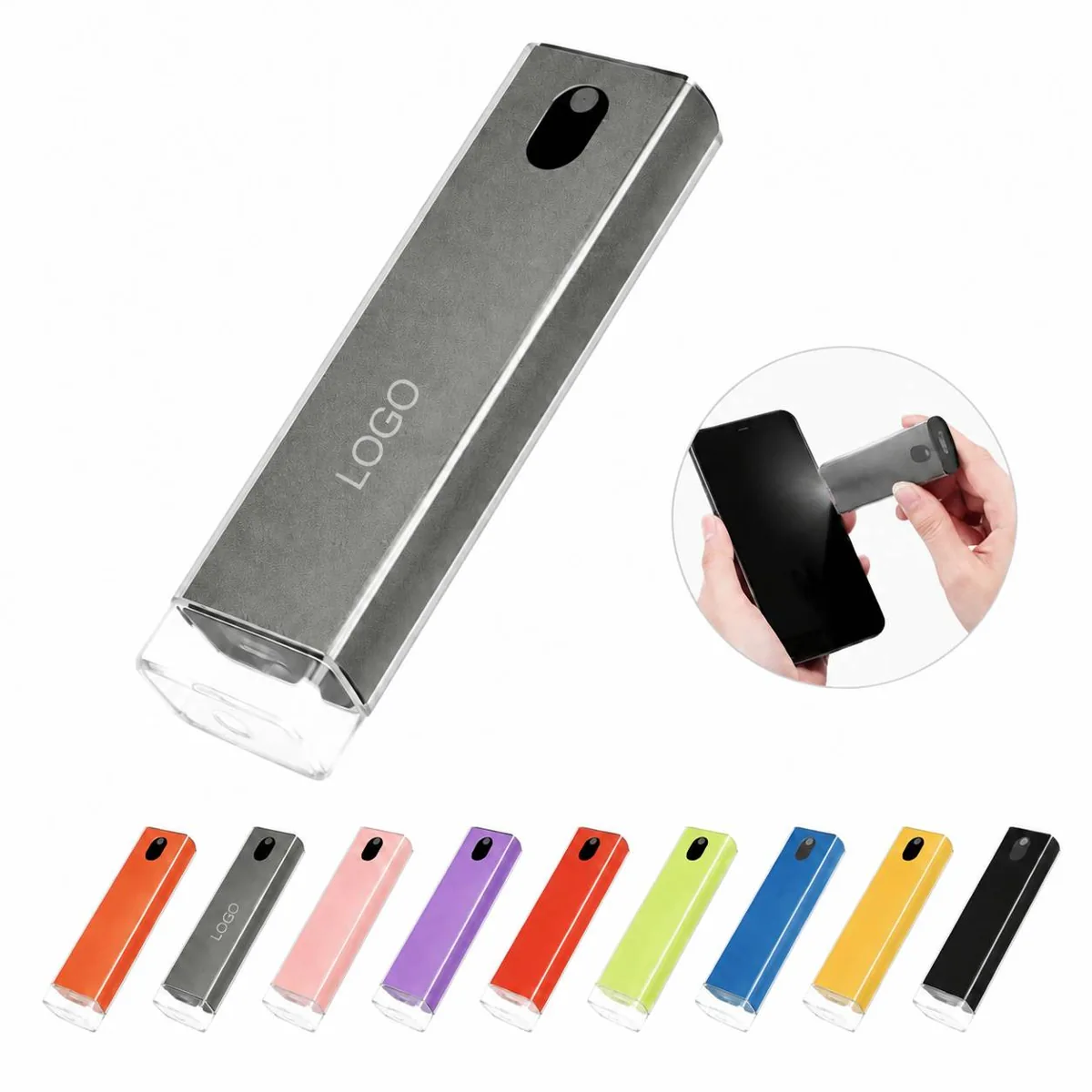 Reusable Fine Mist Screen Cleaner Spray Kit for Phones &