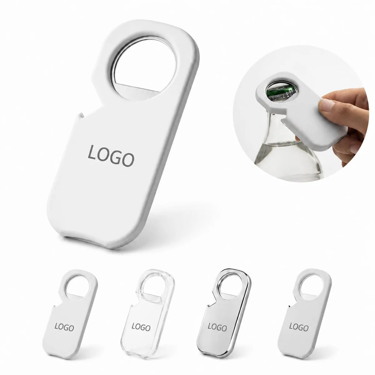 3-in-1 Magnetic Bottle Opener for Fridge, Portable Durable