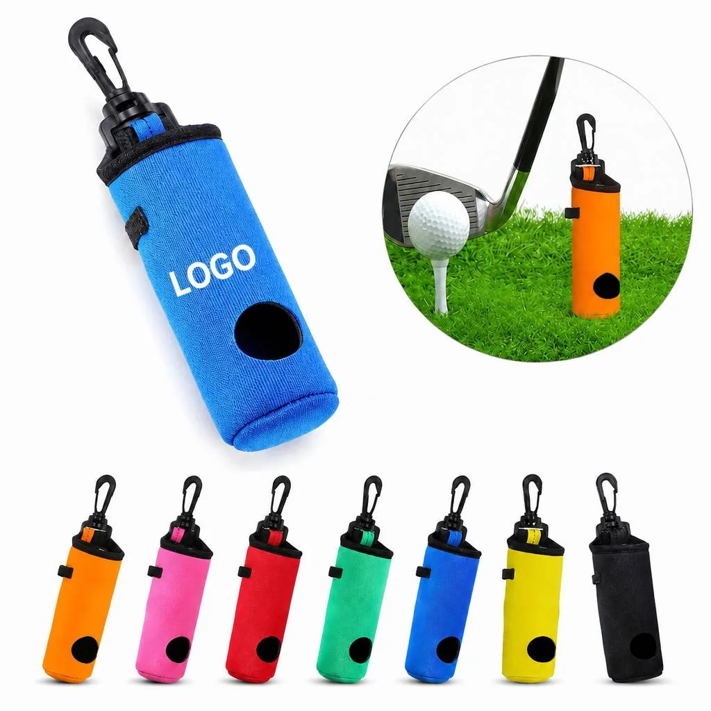 Neoprene Golf Ball Pouch Case for 12 Balls, Durable Travel