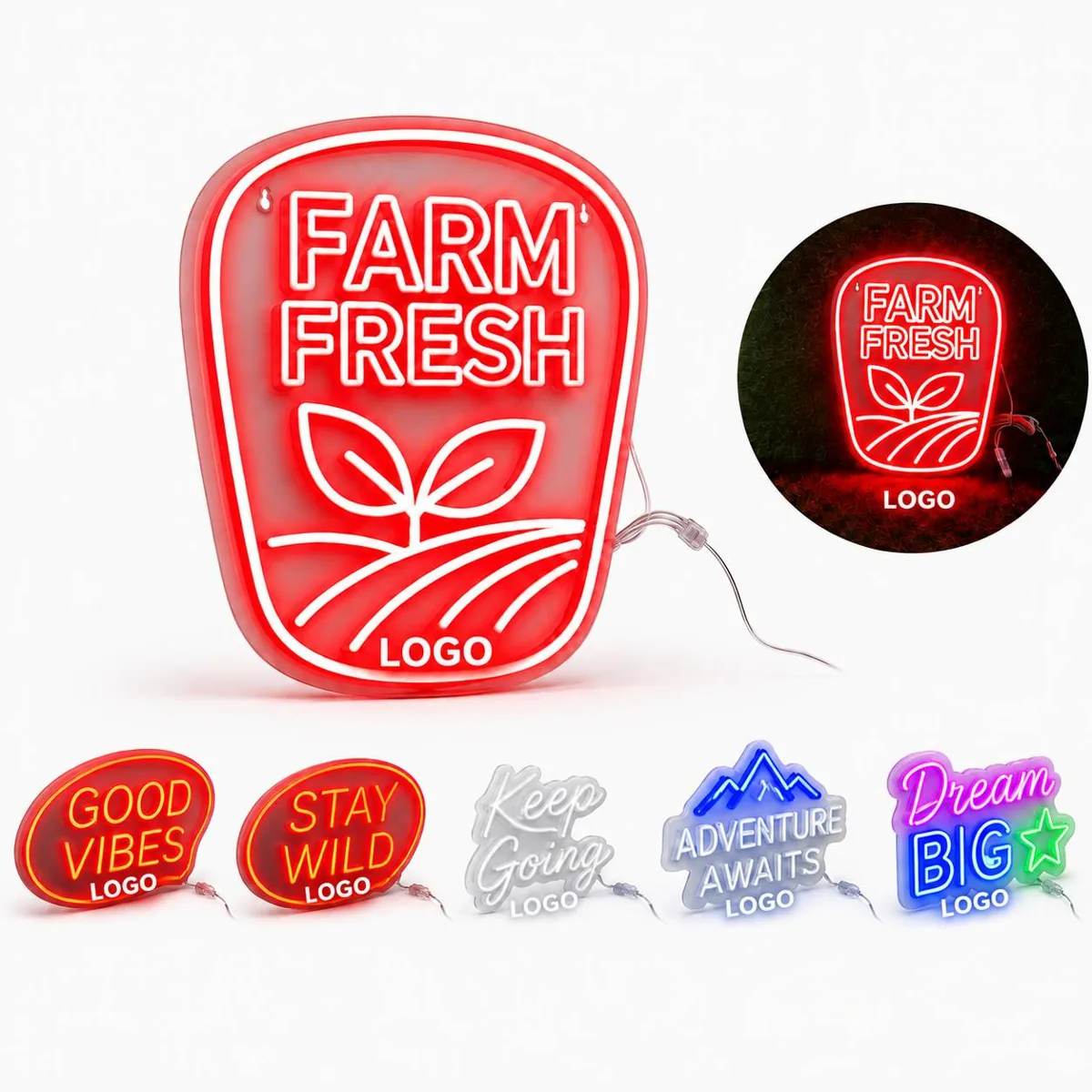 Custom Flexible LED Neon Sign with Remote Control