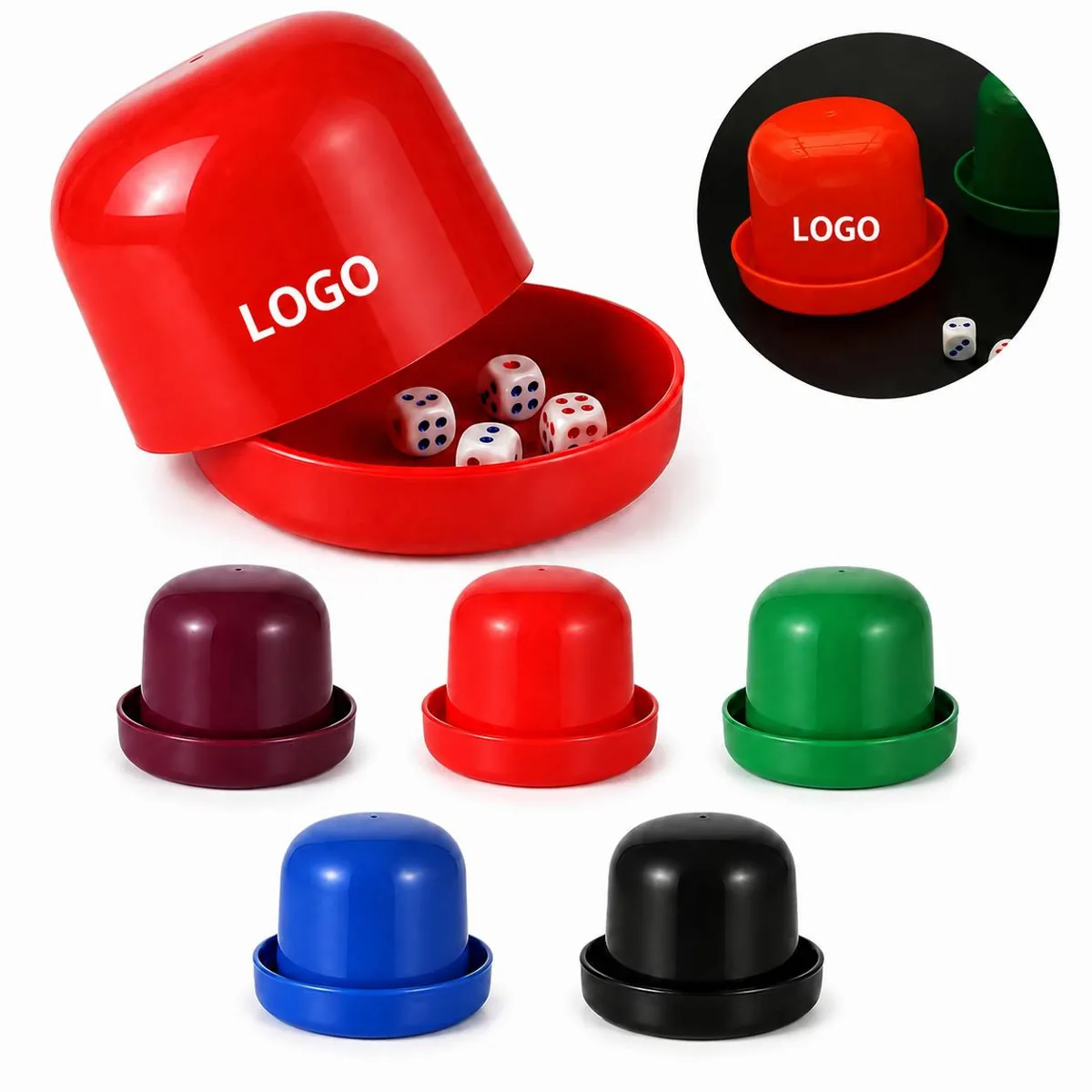 Portable Anti-Cheat Dice Cup for Fair Game Play