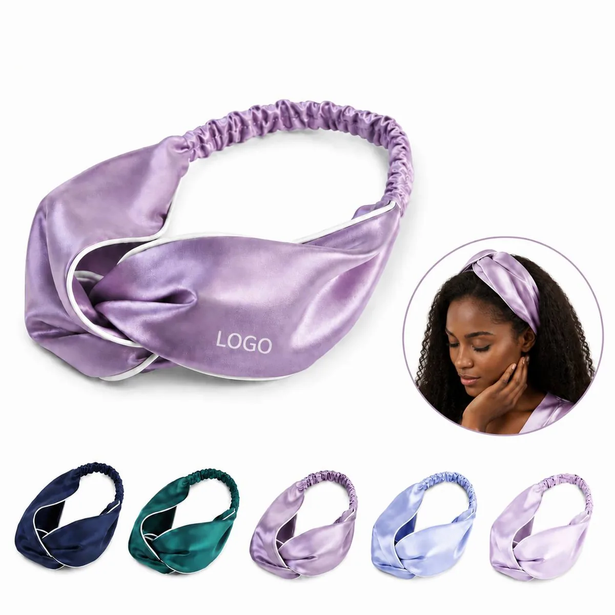 Mulberry Silk Hair Ties Elastic Bands for Women