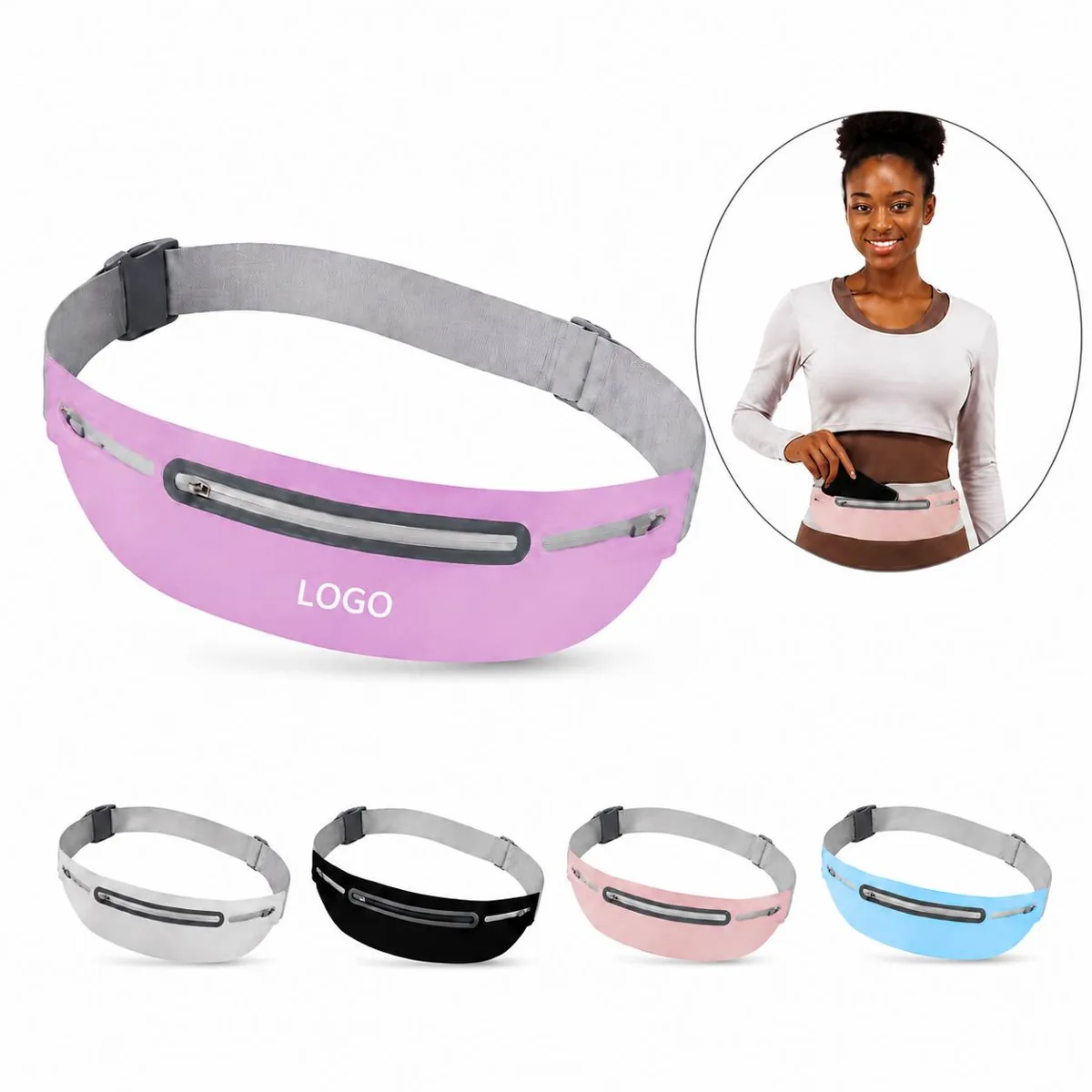 Waterproof Running Waist Pack Lightweight Hands-Free Storage