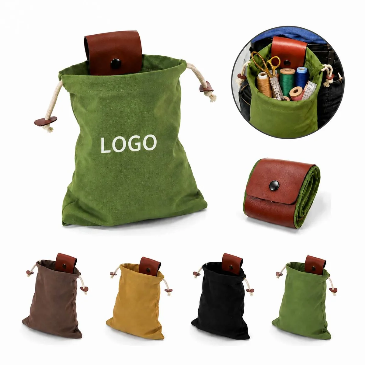 Waterproof Camping Gear Bag with Large Main Compartment