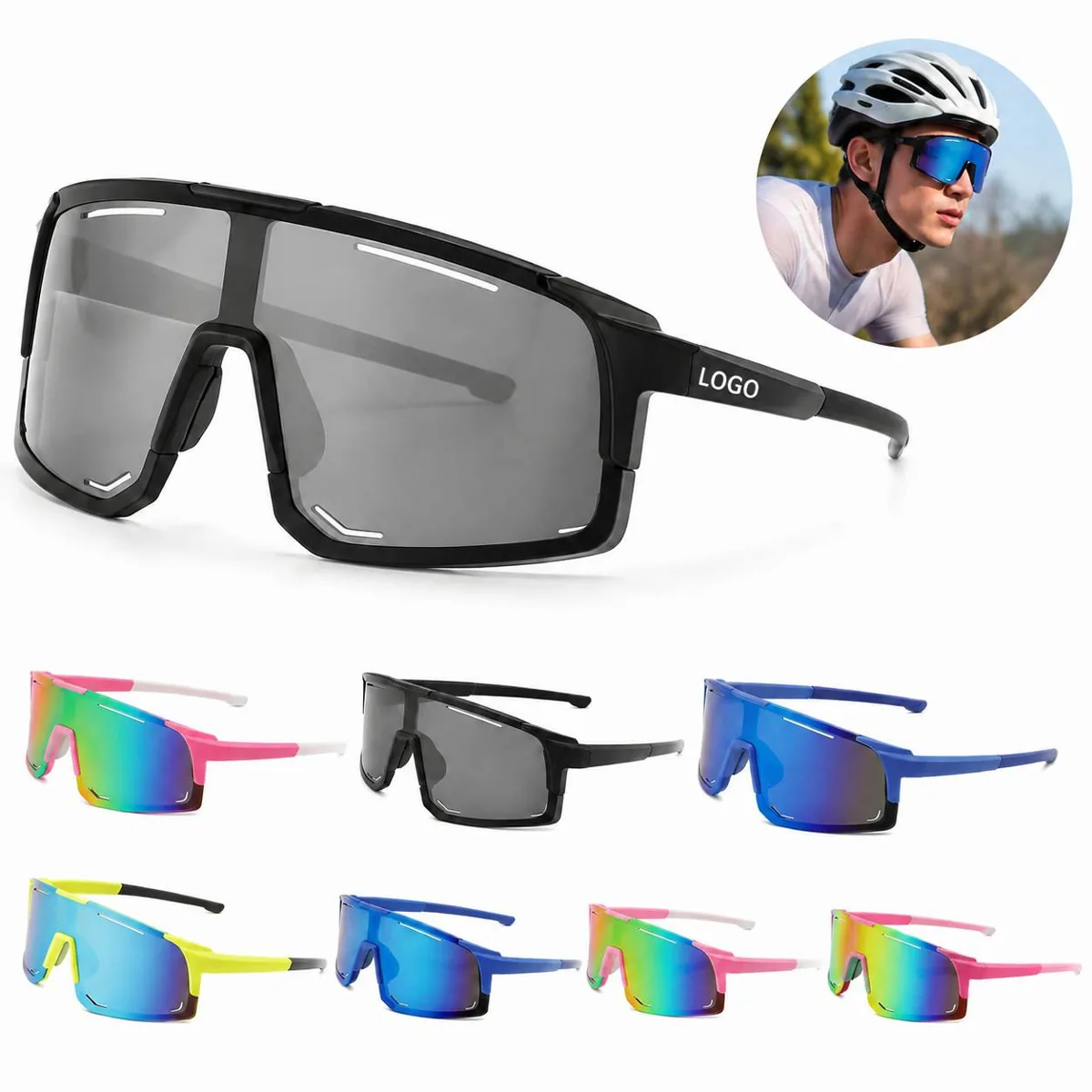UV Protection Sports Sunglasses for Running Cycling Hiking