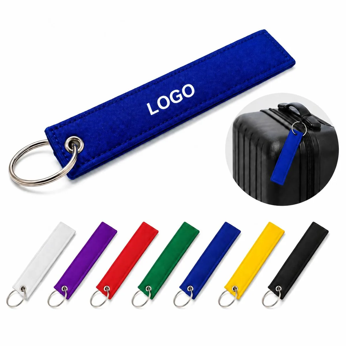 Embroidered Keychain with Intricate Pattern for Daily Carry