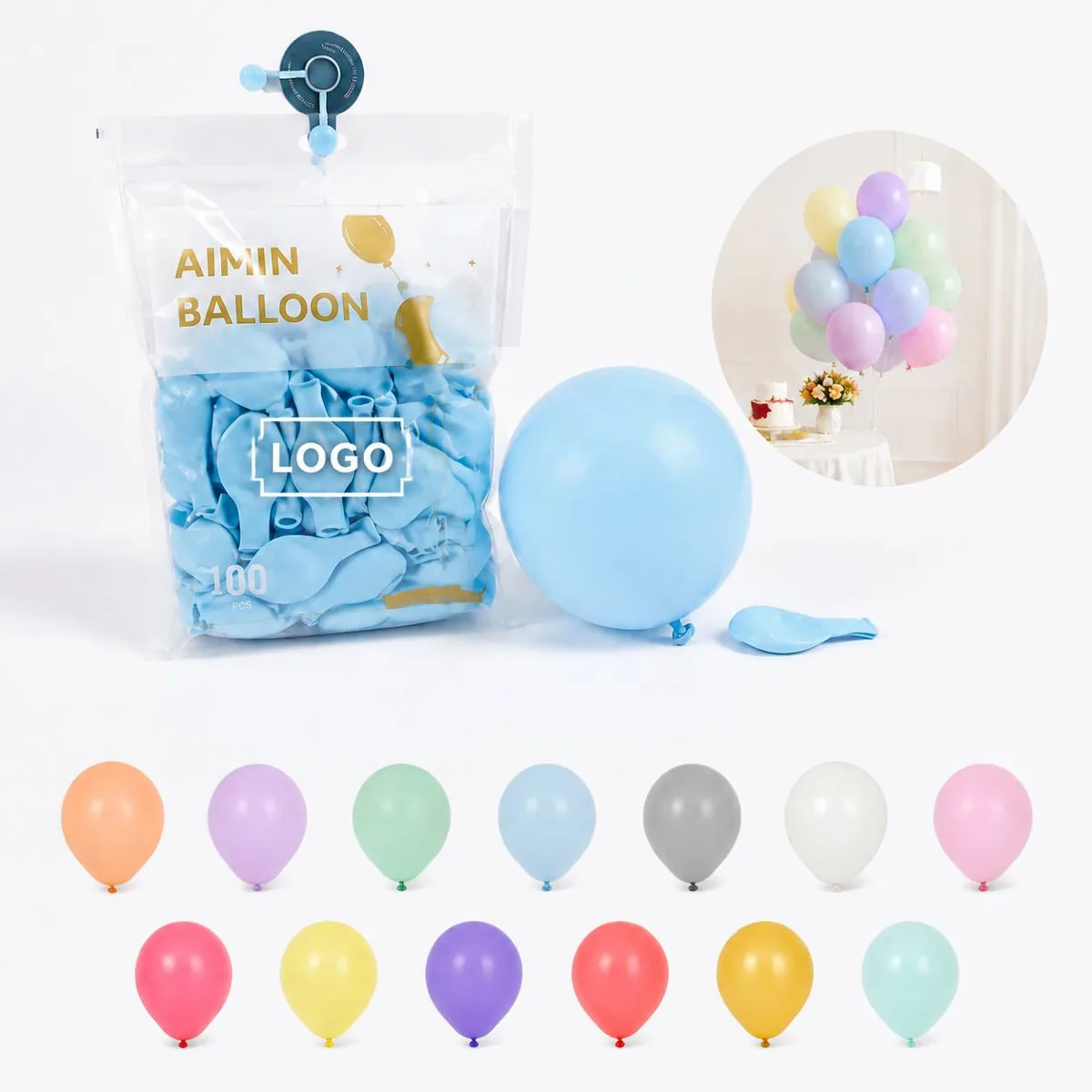 Custom Logo Latex Balloon for Events and Branding