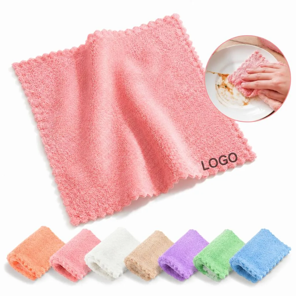 Ultra-Soft Coral Velvet Baby Washcloth, 10-Inch Square,