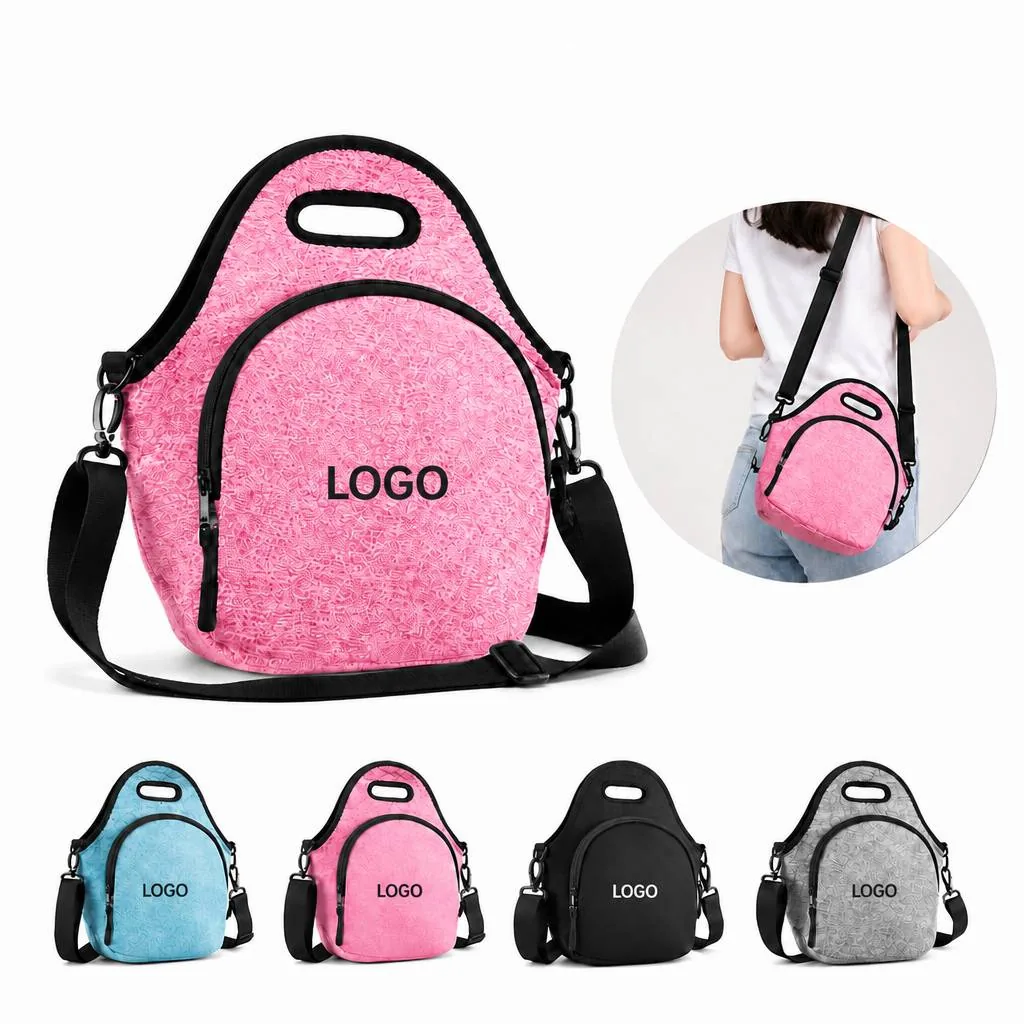 Adjustable Strap Neoprene Insulated Lunch Bag