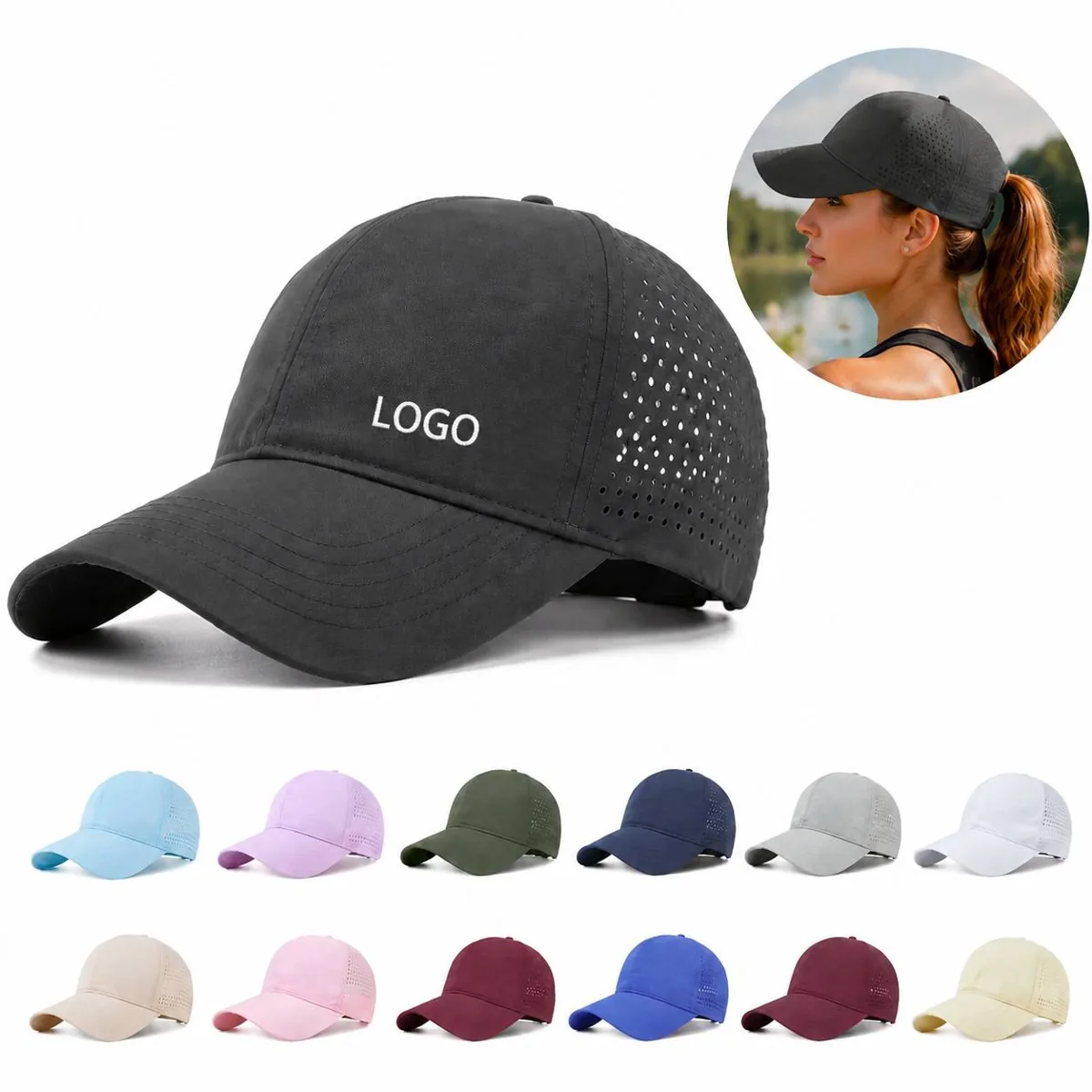 Quick-Dry Adjustable Wide Brim Sun Hat for Outdoor