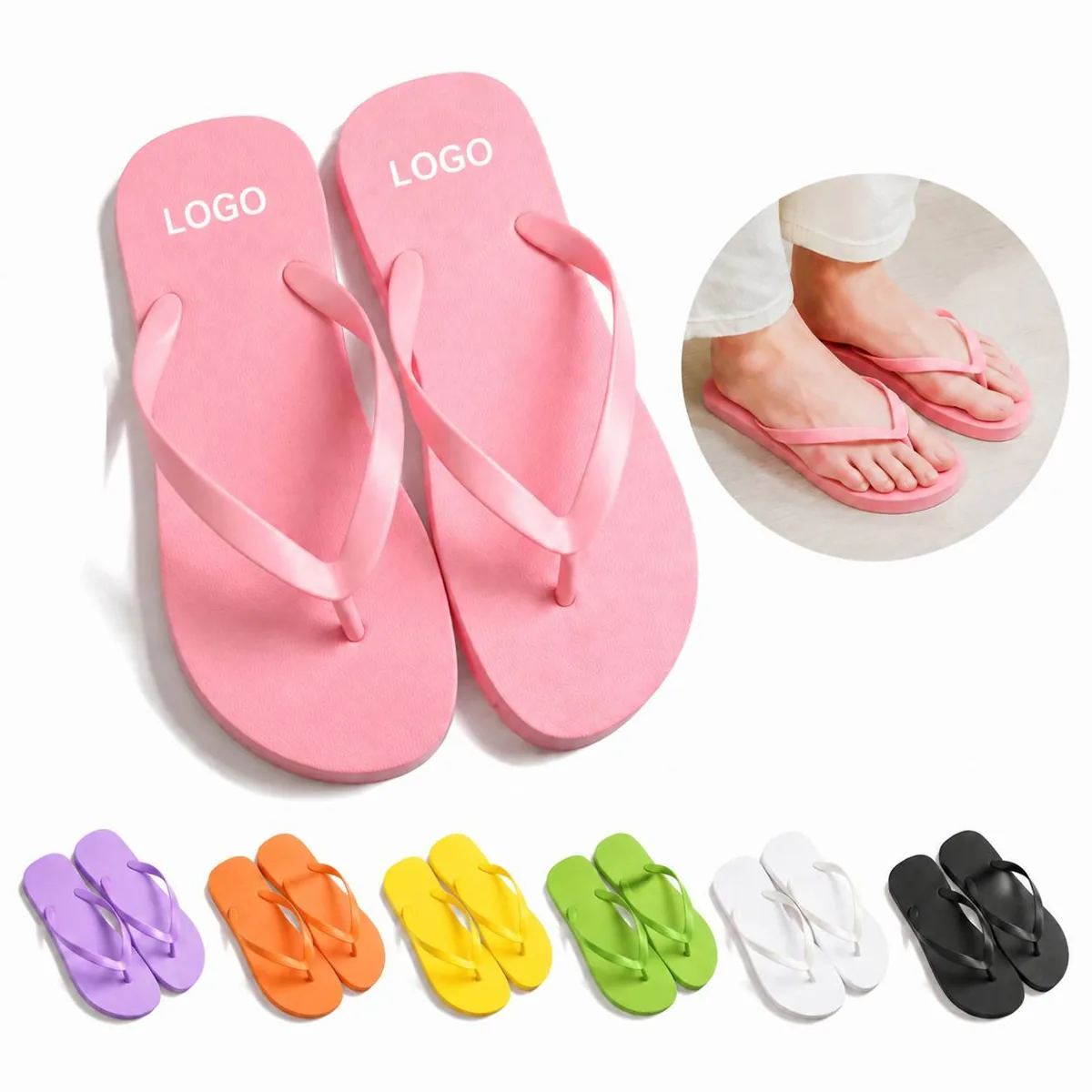 Cushioned Arch Support Flip Flop Sandals for Everyday