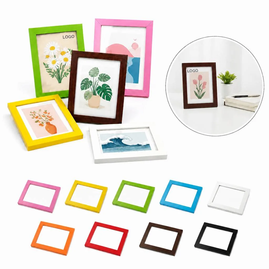 Colorful Durable PVC Picture Frame for Photos and Art
