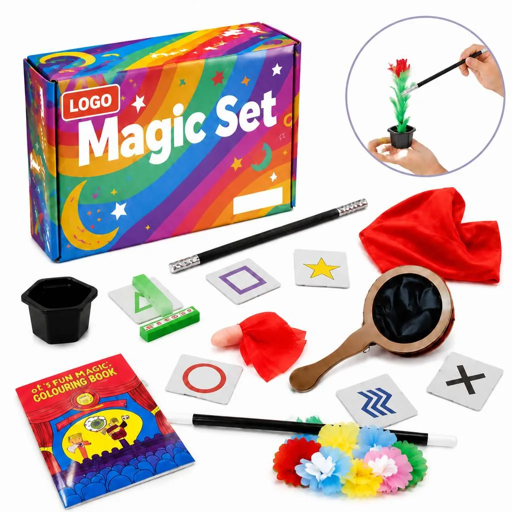 Kids Magic Trick Set Custom Fun Gift for Beginners