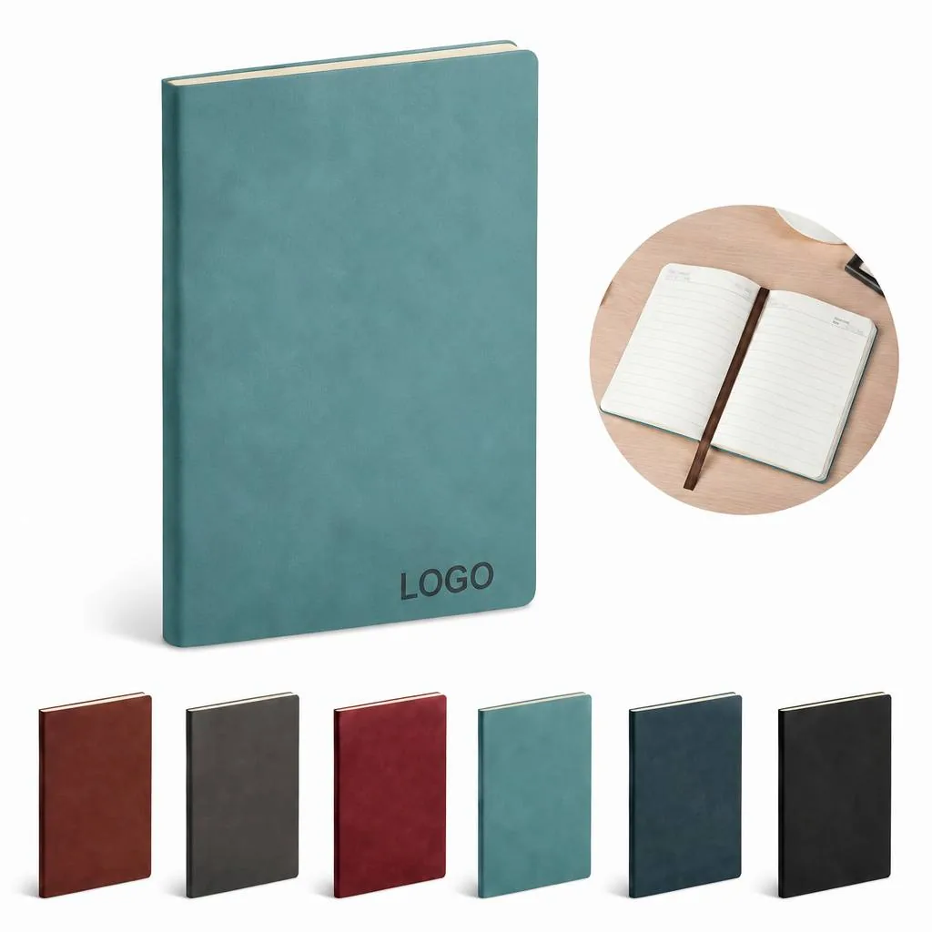 Soft PU Leather A5 Notebook for Writing, Journaling, Travel