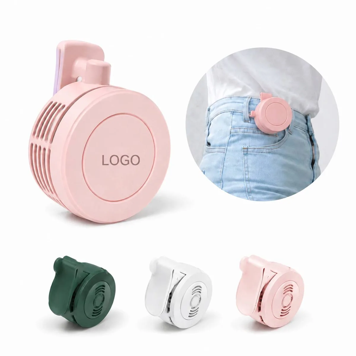 Silent Mini Clip Fan, Portable Bladeless USB Cooling for Everyday Use