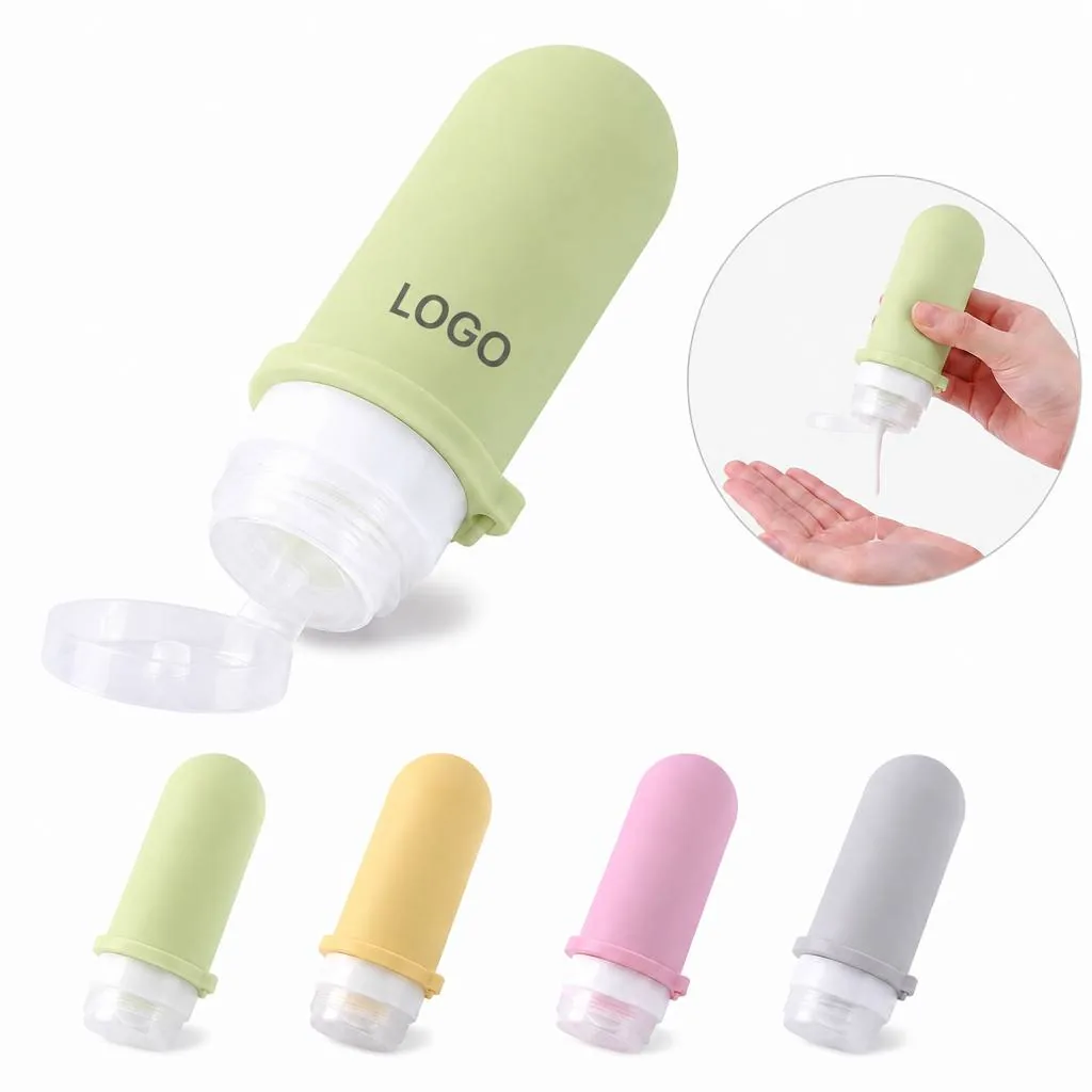 Leak Proof Silicone Bottle Portable Collapsible Reusable