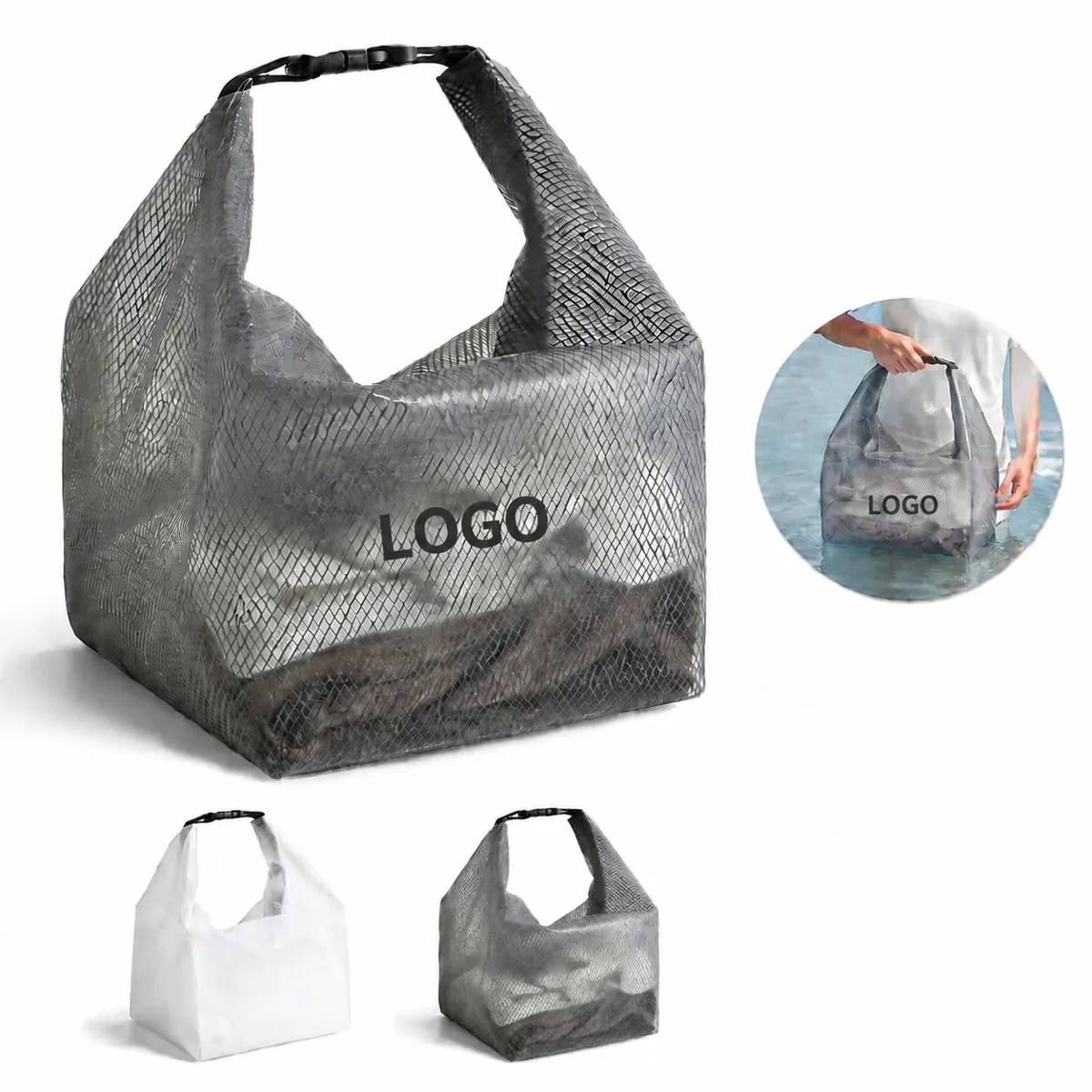 Waterproof Drawstring Storage Bag for Gym & Travel