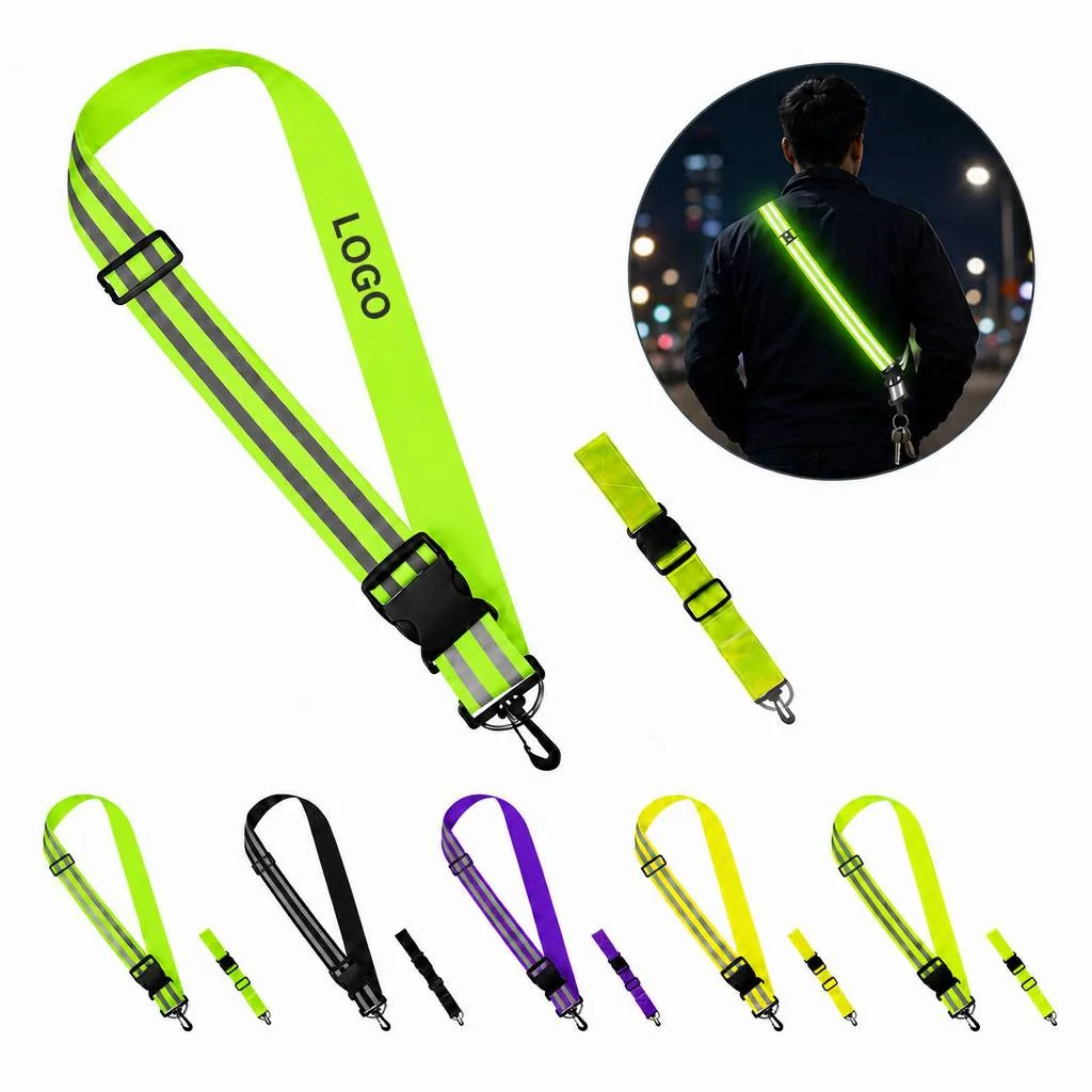 Rechargeable LED Reflective Safety Belt for Night Running