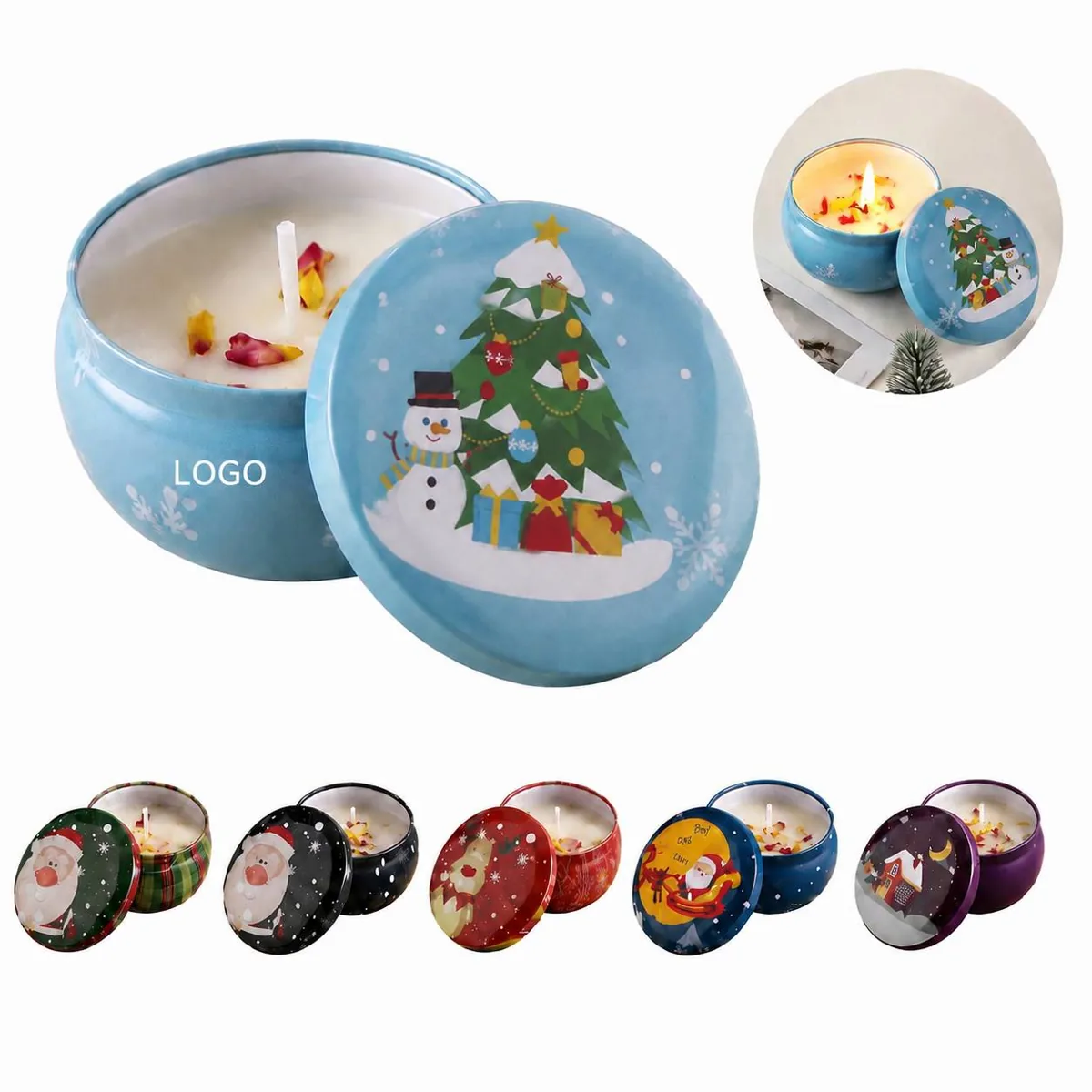 Color Scented Soy Wax Candles for Relaxing Home Ambiance