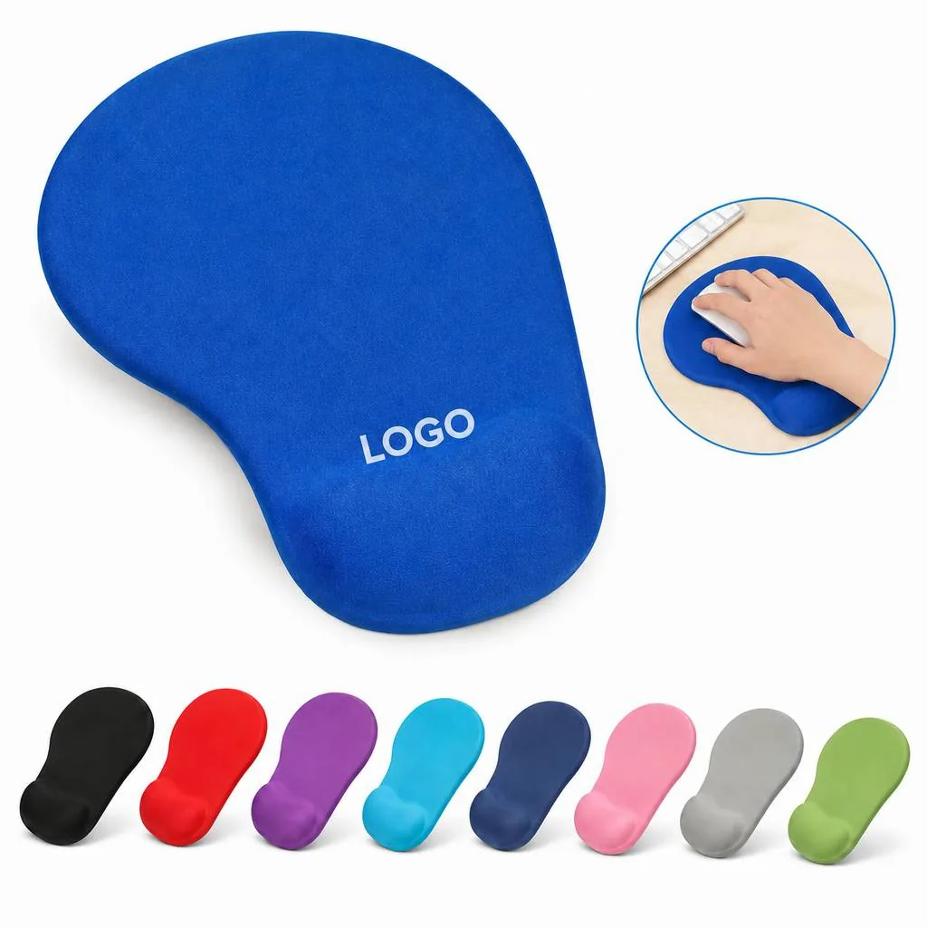 Ergonomic Silicone Wrist Rest Mouse Pad with Non-Slip Base