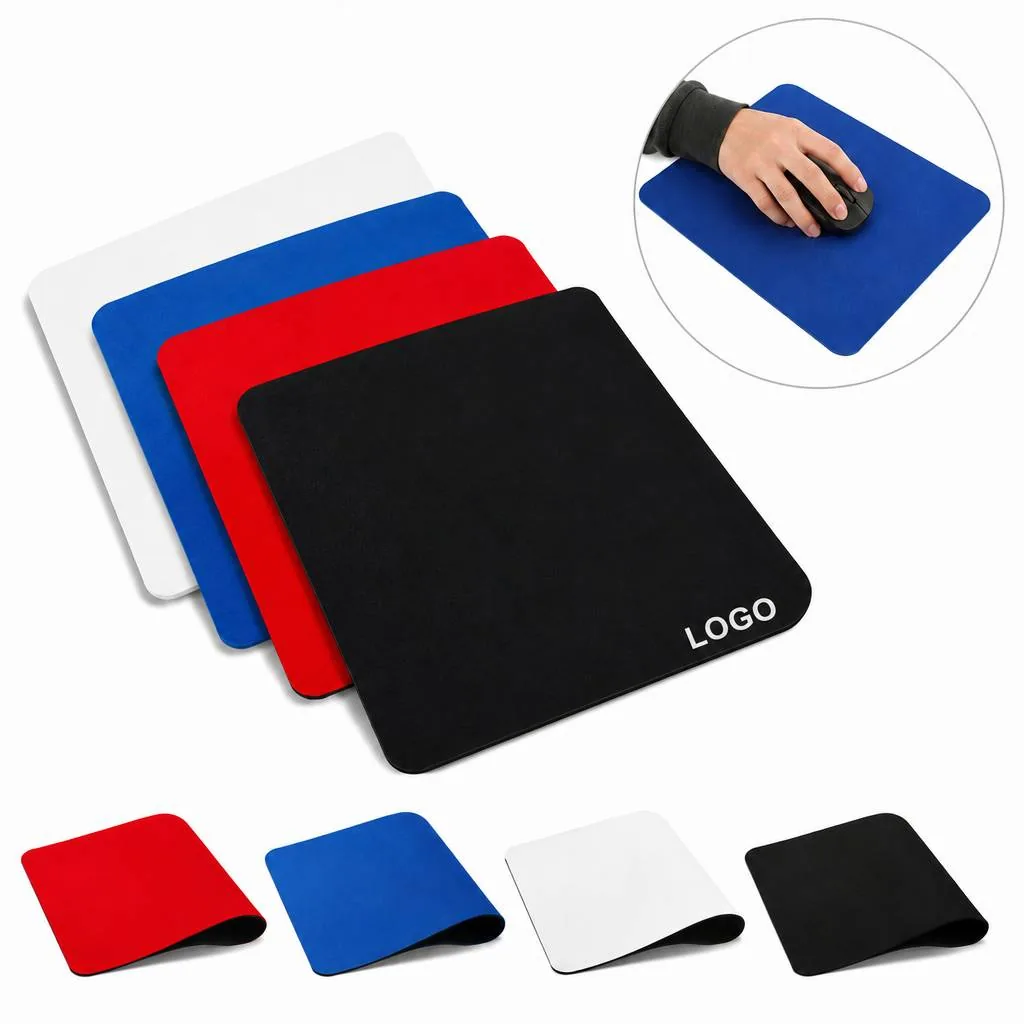 Non-Slip Rubber Mouse Pad with Smooth Fabric Surface for Everyday Use