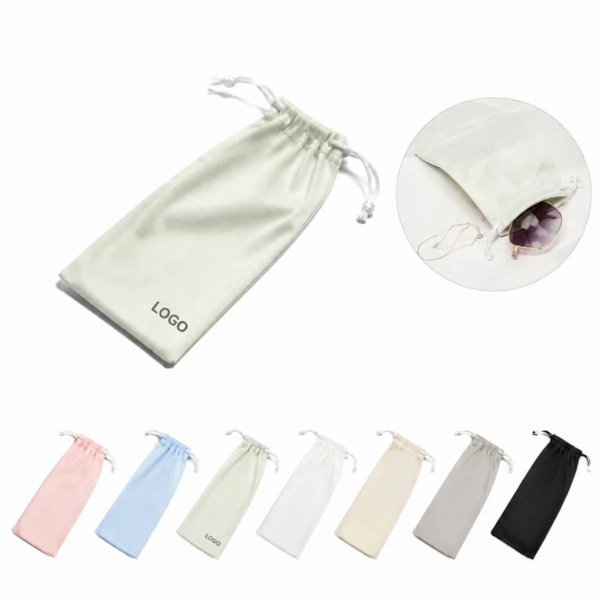 Soft Microfiber Eyeglass Case with Scratch-Resistant Lining