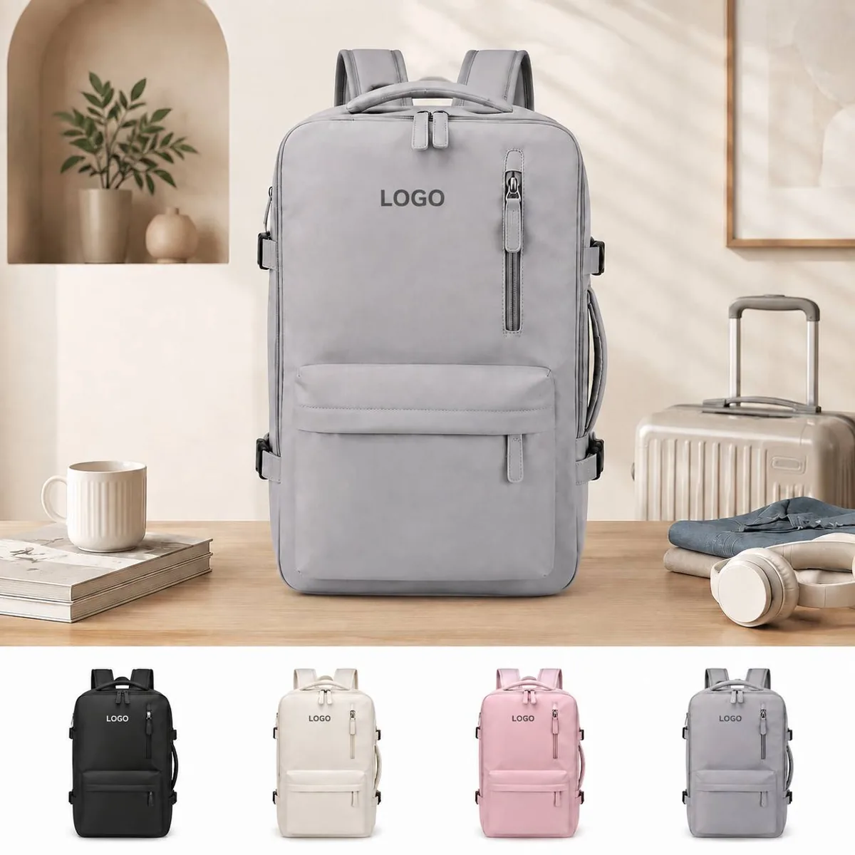 Lightweight Travel Laptop Backpack with Padded Compartment