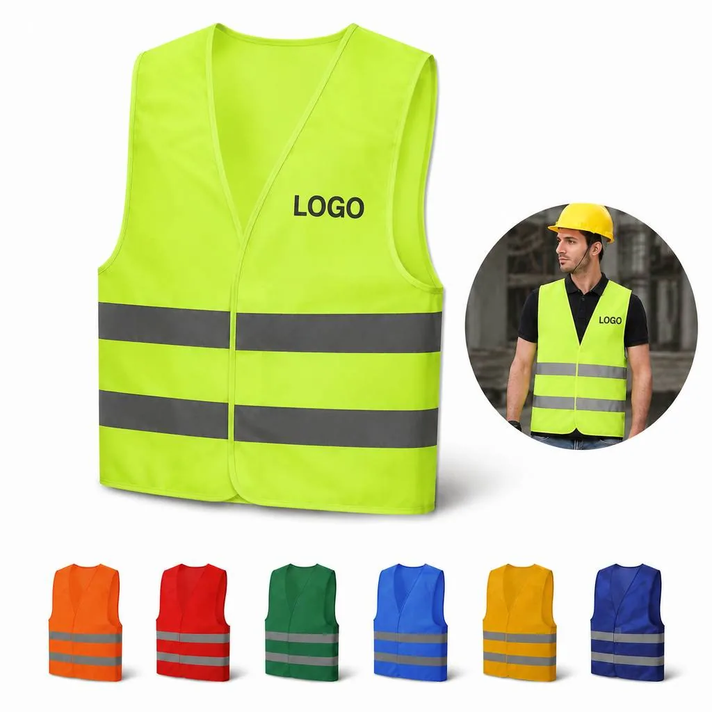 High Visibility Mesh Reflective Safety Vest with Pockets