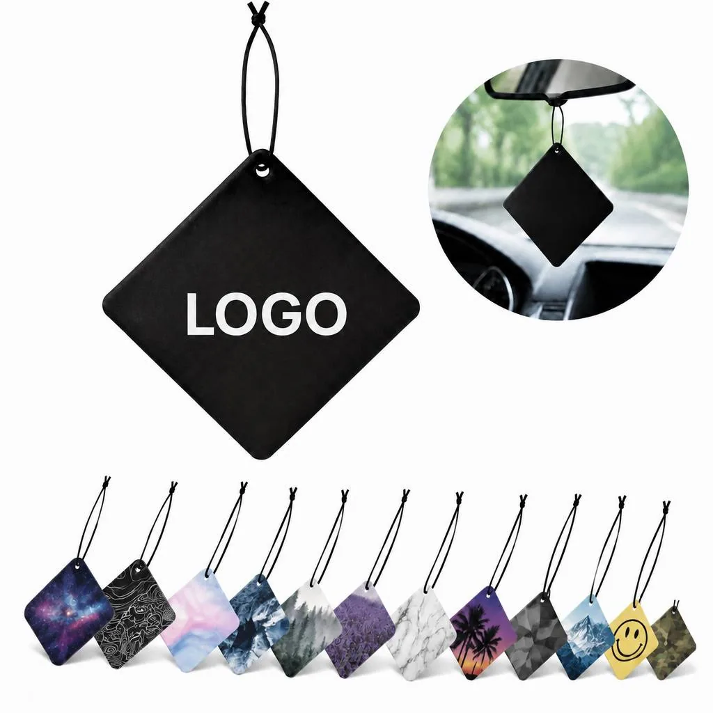 Lavender Paper Car Air Freshener, Custom Shape, Long-Lasting