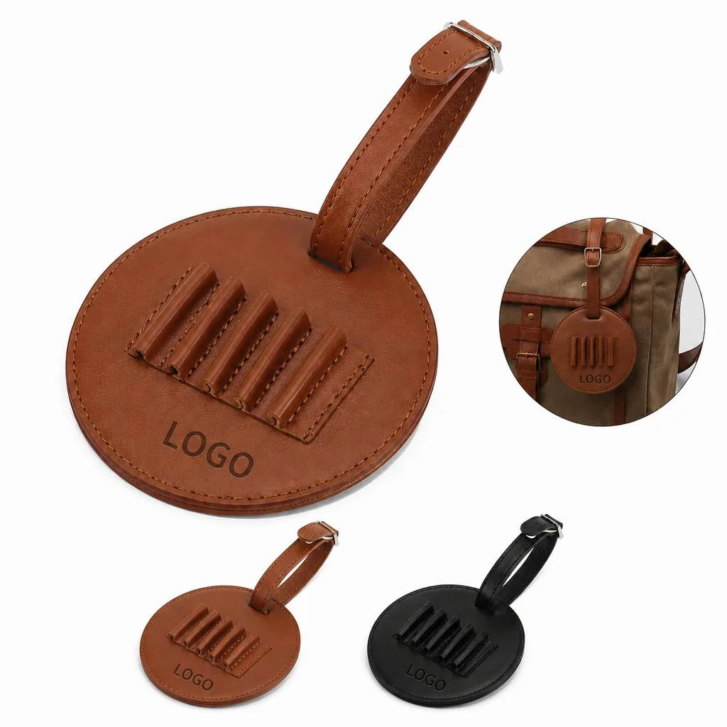 Leather Golf Tees Holder with Adjustable Loop