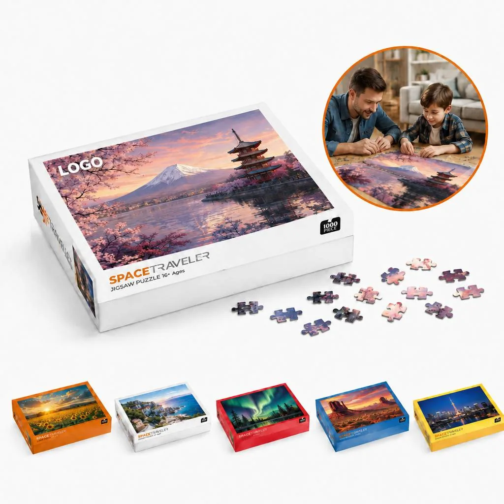1000-Piece Art Puzzle, Durable Cardboard, Cognitive