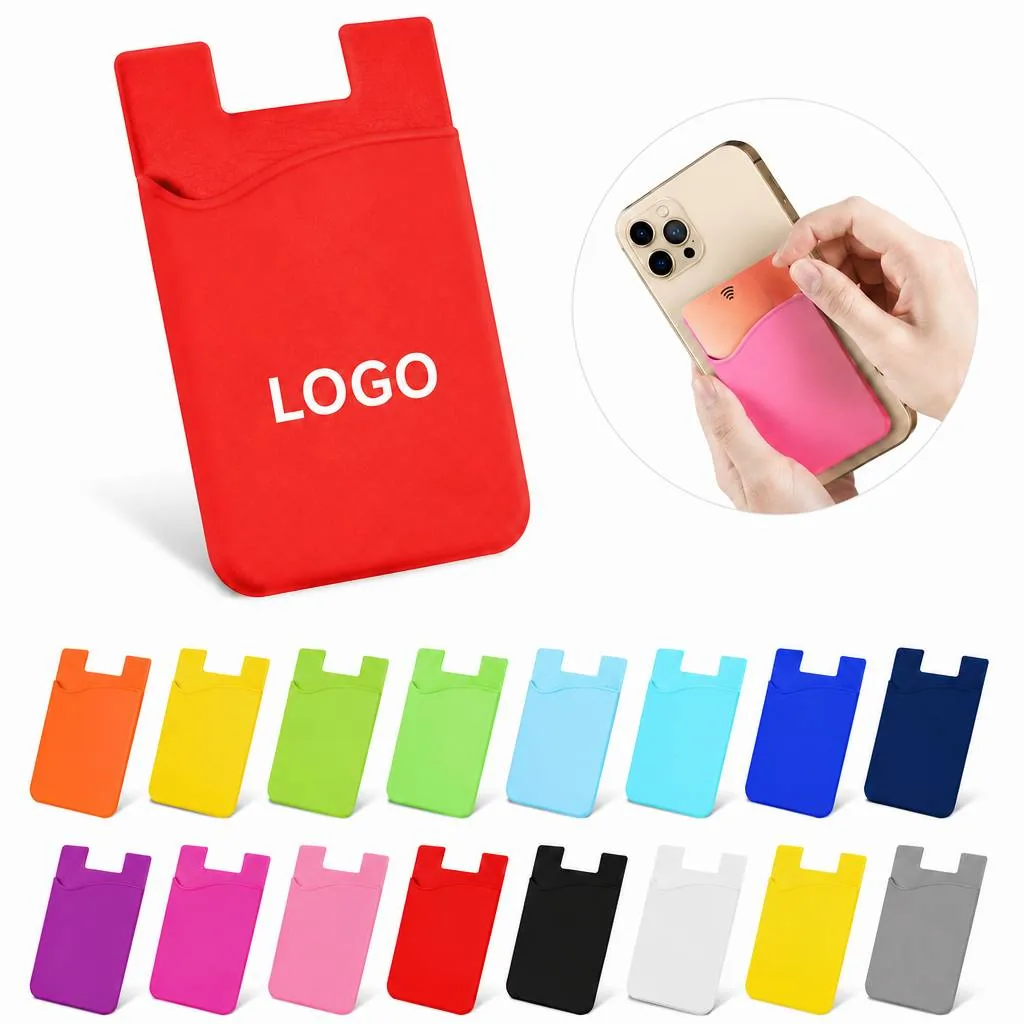 Silicone Card Holder Phone Case with Non-Slip Grip