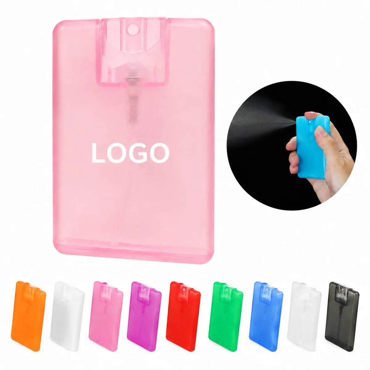 0.5oz Credit Card Shape Hand Sanitizer Spray for On-the-Go