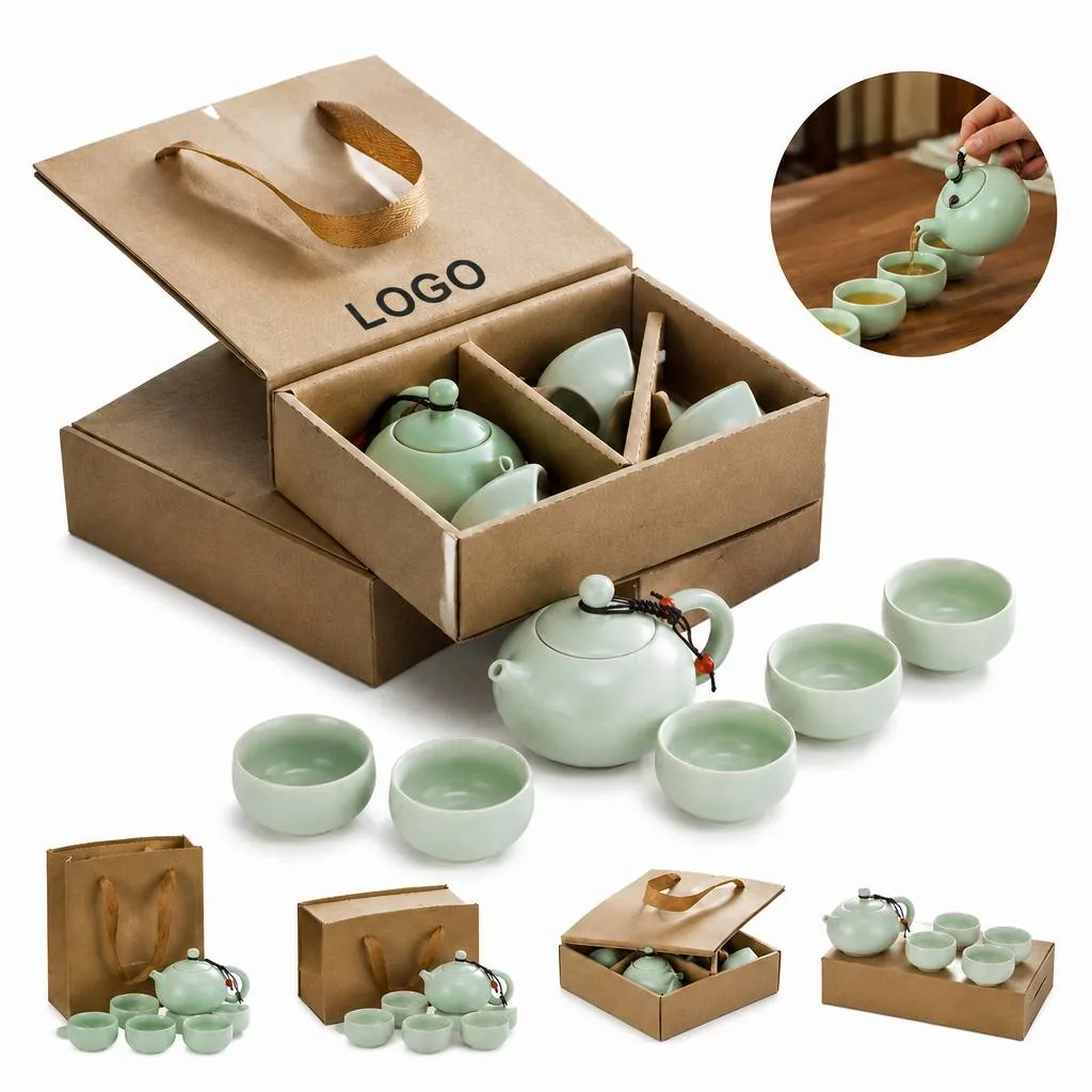 Glass Teapot Set with Stainless Steel Infuser for Loose