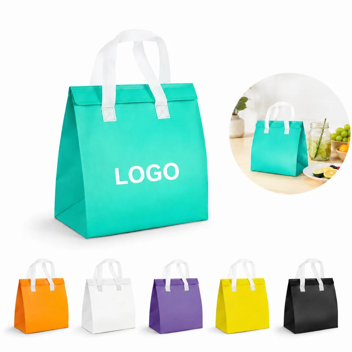 Foldable Insulated Cooler Bag with Thermal Lining for Everyday Use