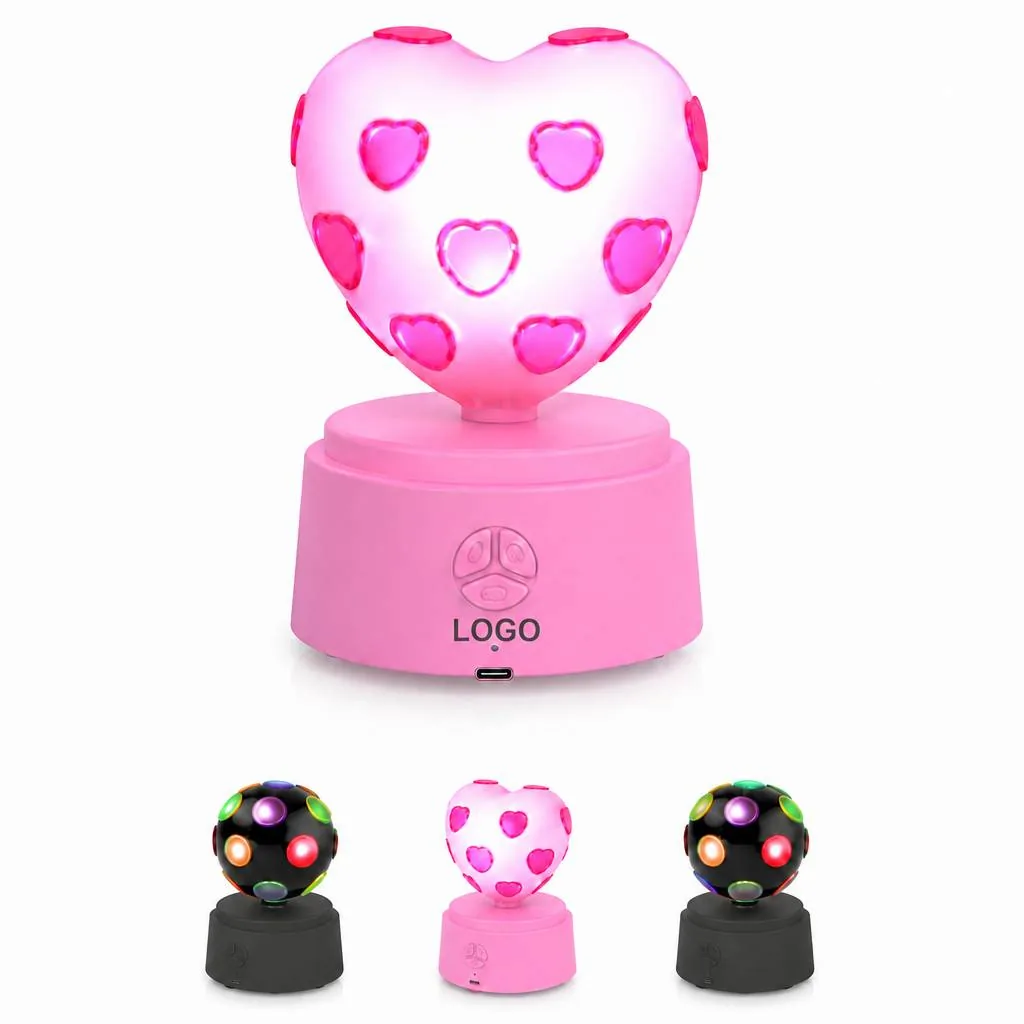 LED Ball Disco Wireless Speaker with Rotating Lights