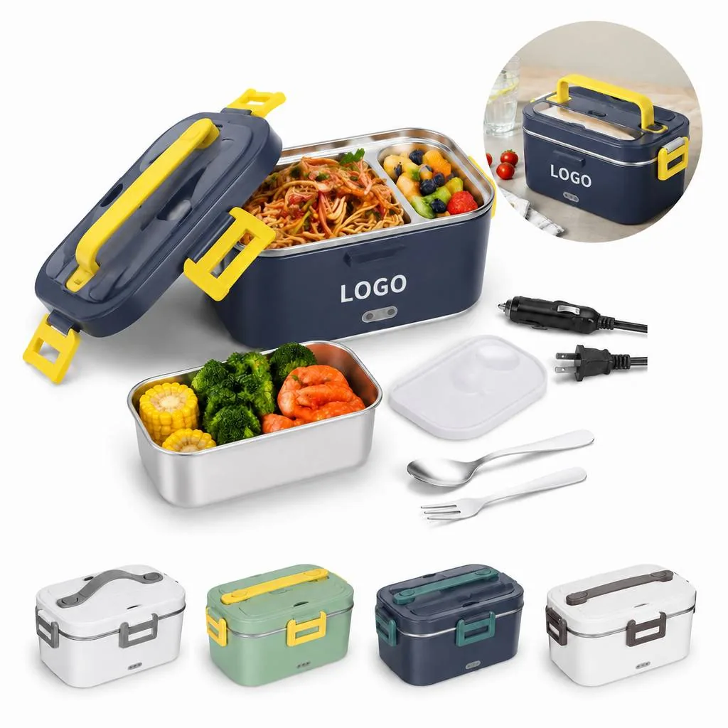 1.8L Stainless Steel Electric Heated Lunch Box, Rapid