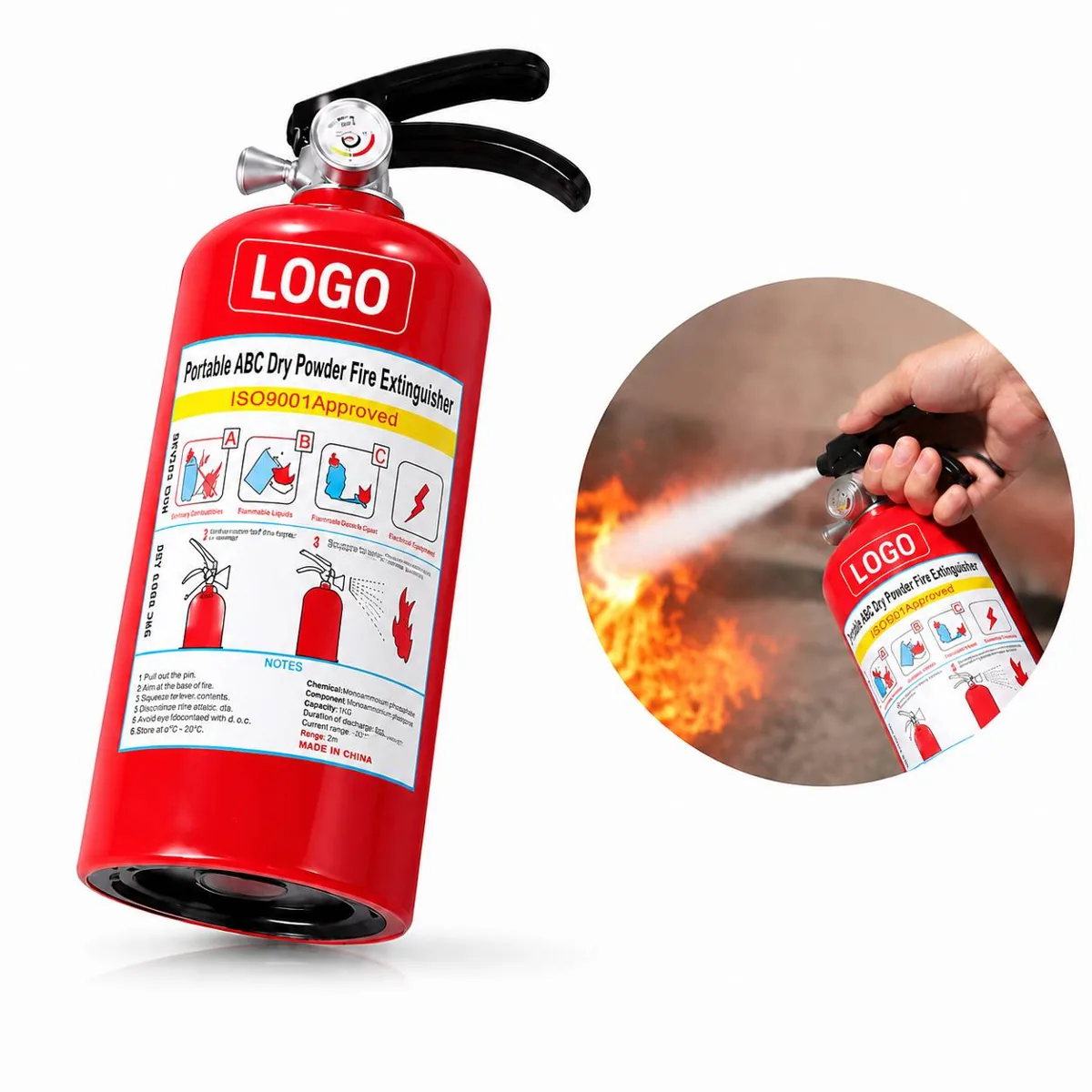 Realistic Fire Extinguisher Coin Bank for Saving Money