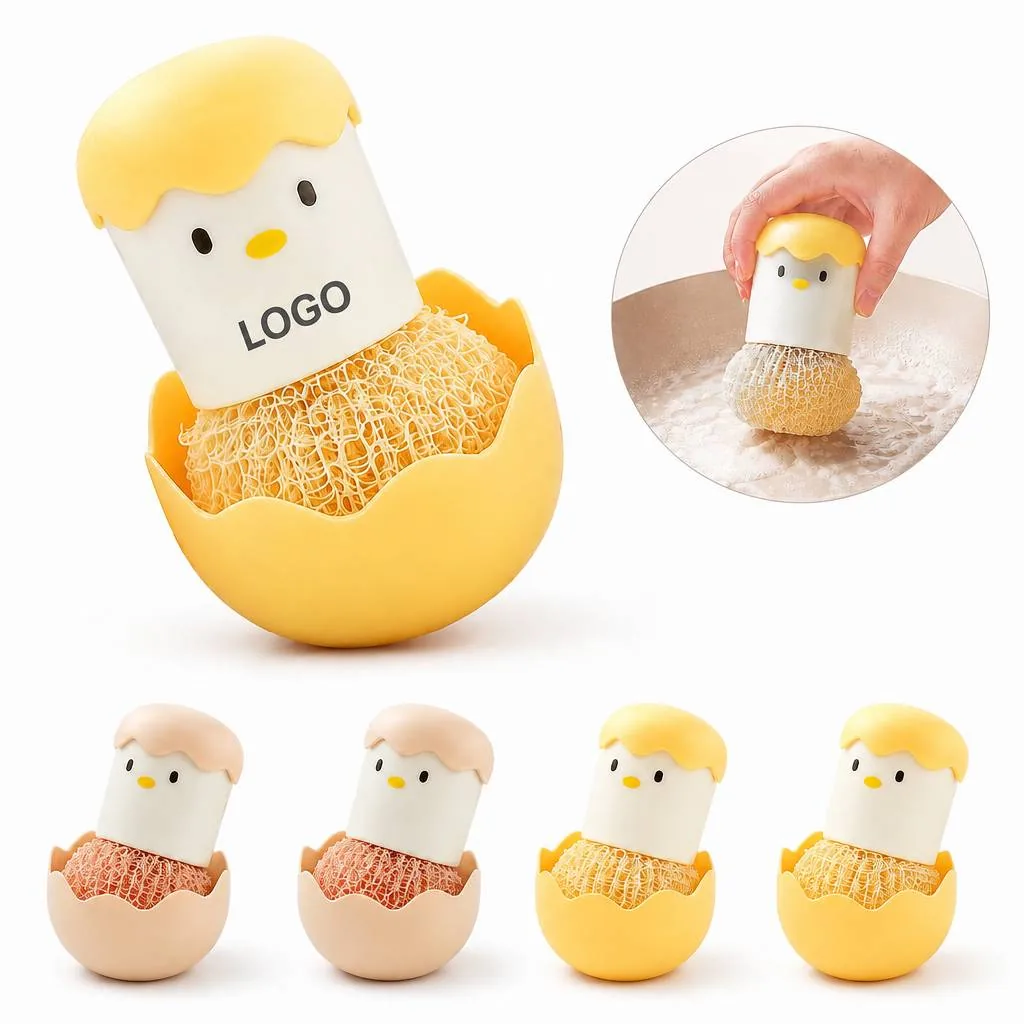 Eco-Friendly Scratch-Free Dish Cleaning Balls, Natural