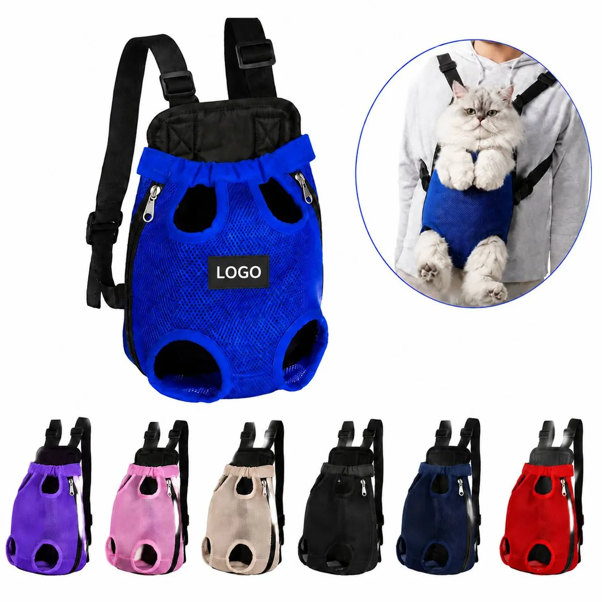 Extendable Pet Carrier Backpack with Ventilated Airflow for Everyday Use
