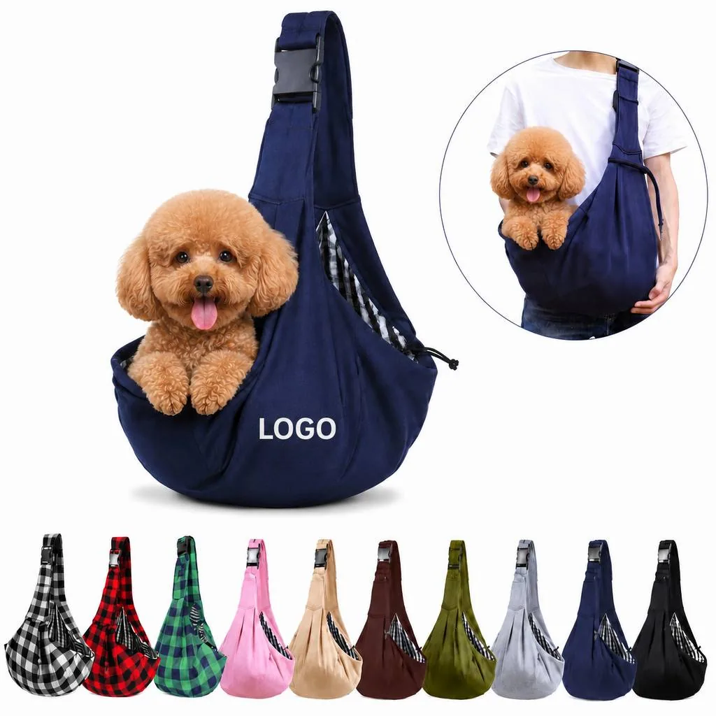 Soft Pet Carrier Sling Bag for Small Dogs Cats 3-10 lbs