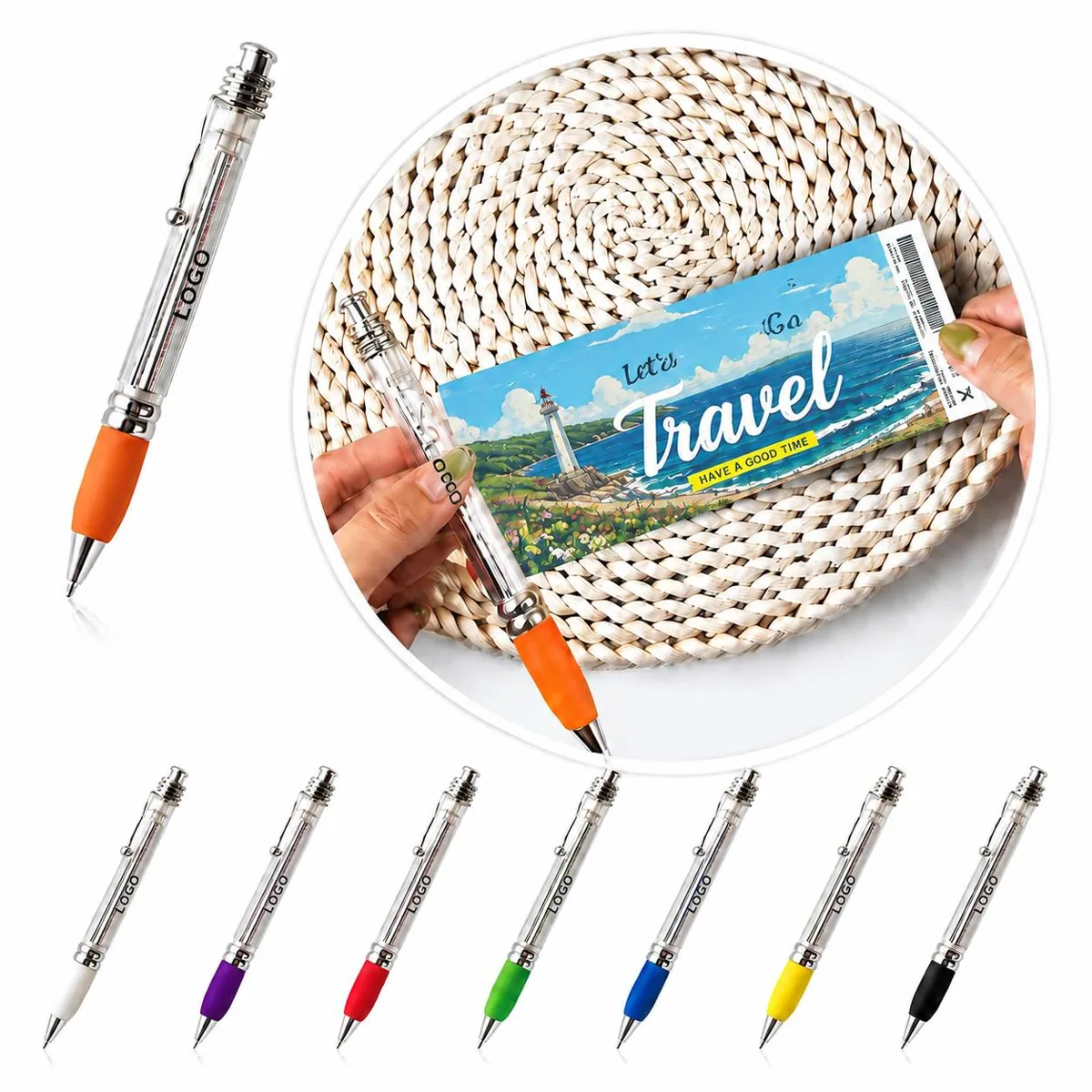 Customizable Full Color Foldable Banner Ballpoint Pen